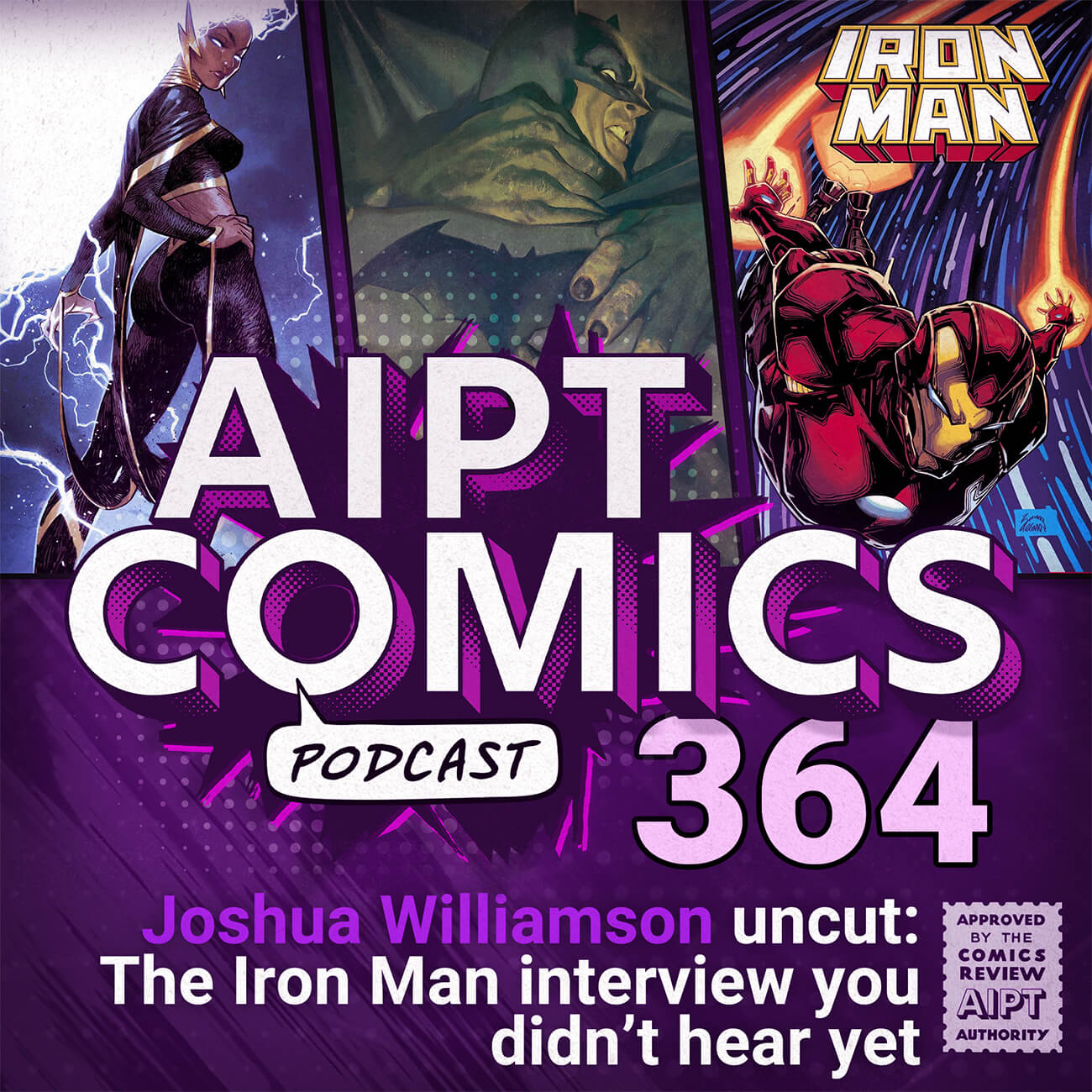 AIPT Comics Podcast Episode 364: Joshua Williamson uncut: The Iron Man interview you didn’t hear yet