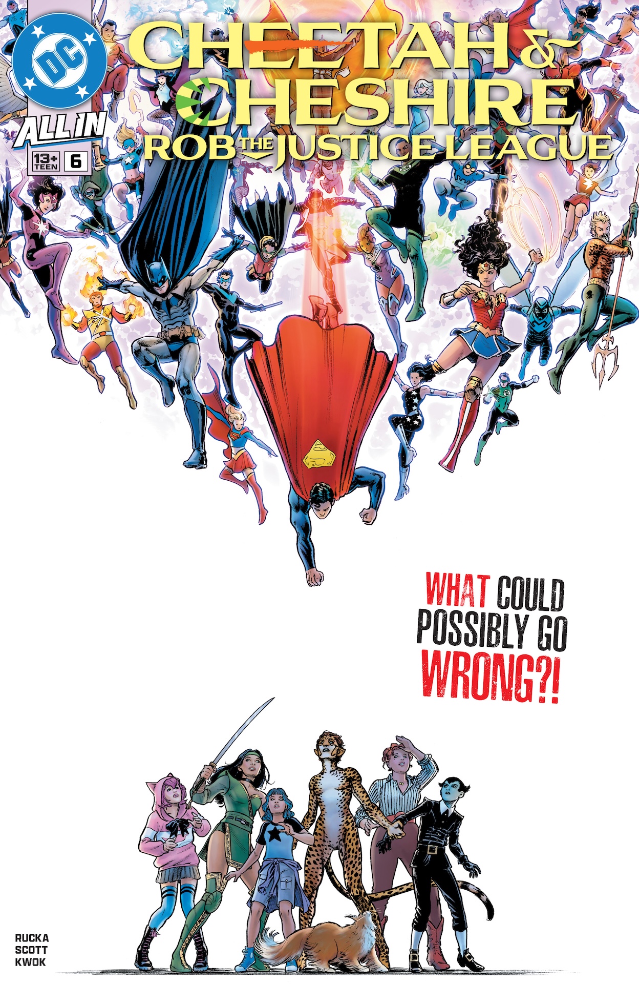 DC Preview: Cheetah and Cheshire Rob the Justice League #6
