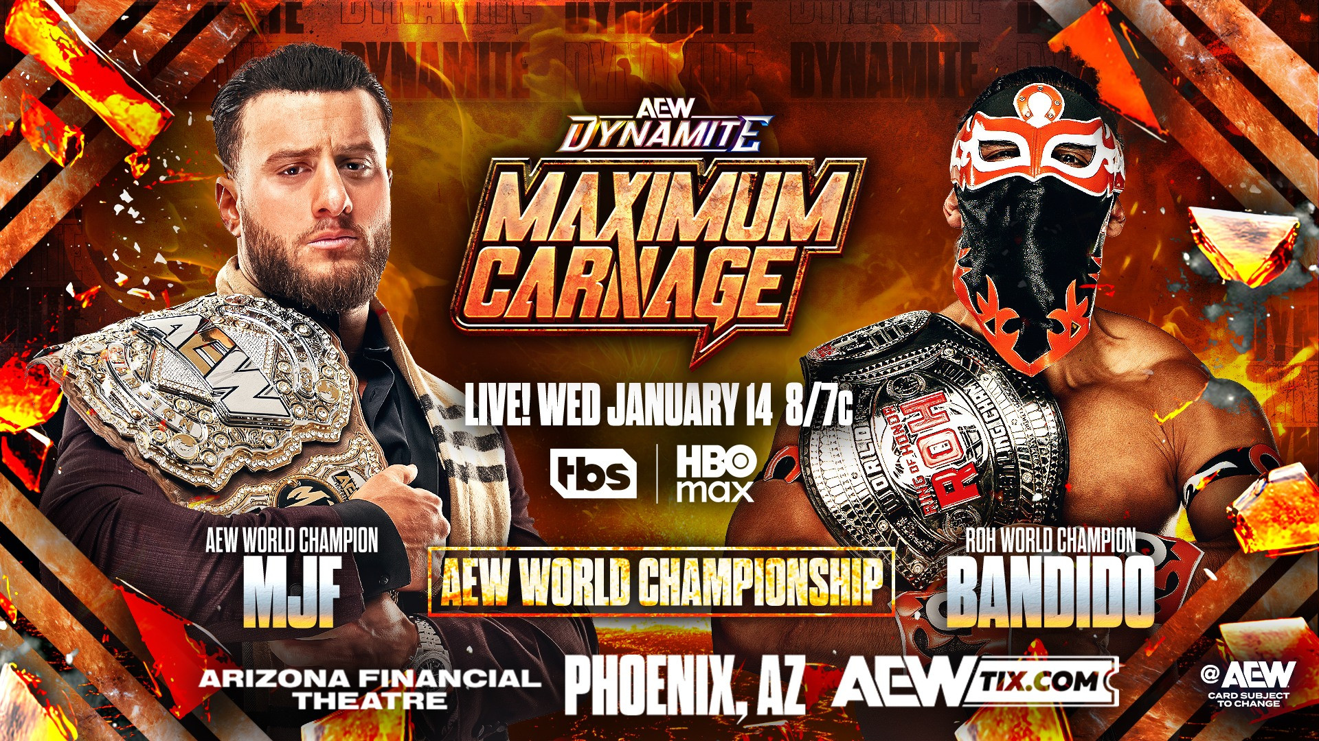 AEW Dynamite preview, full card: January 14, 2026