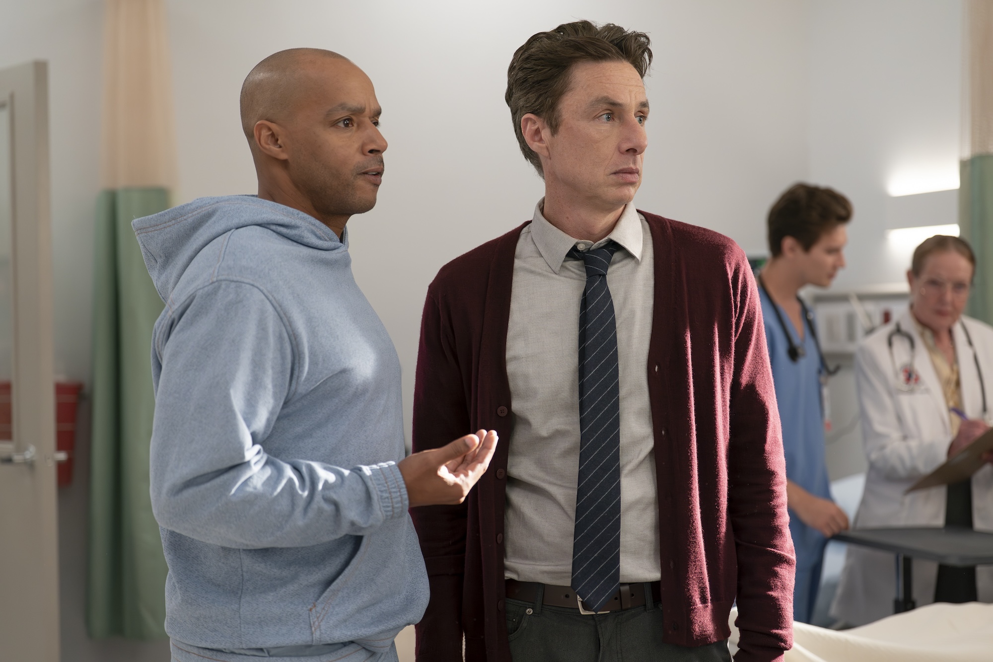SCRUBS - "Episode 101" DONALD FAISON, ZACH BRAFF