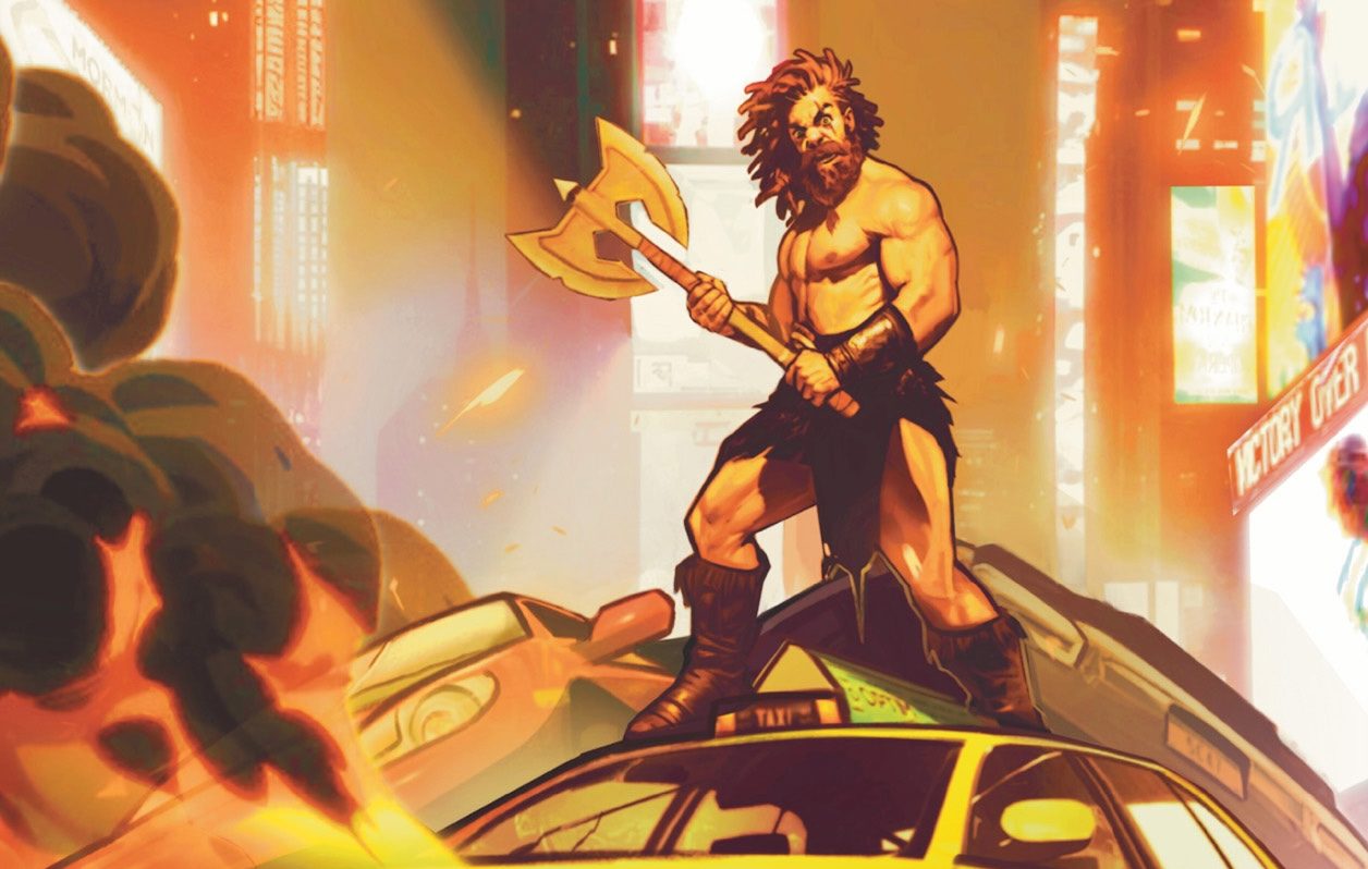 'Barbarian Behind Bars' #1 pairs gritty violence with a strong premise