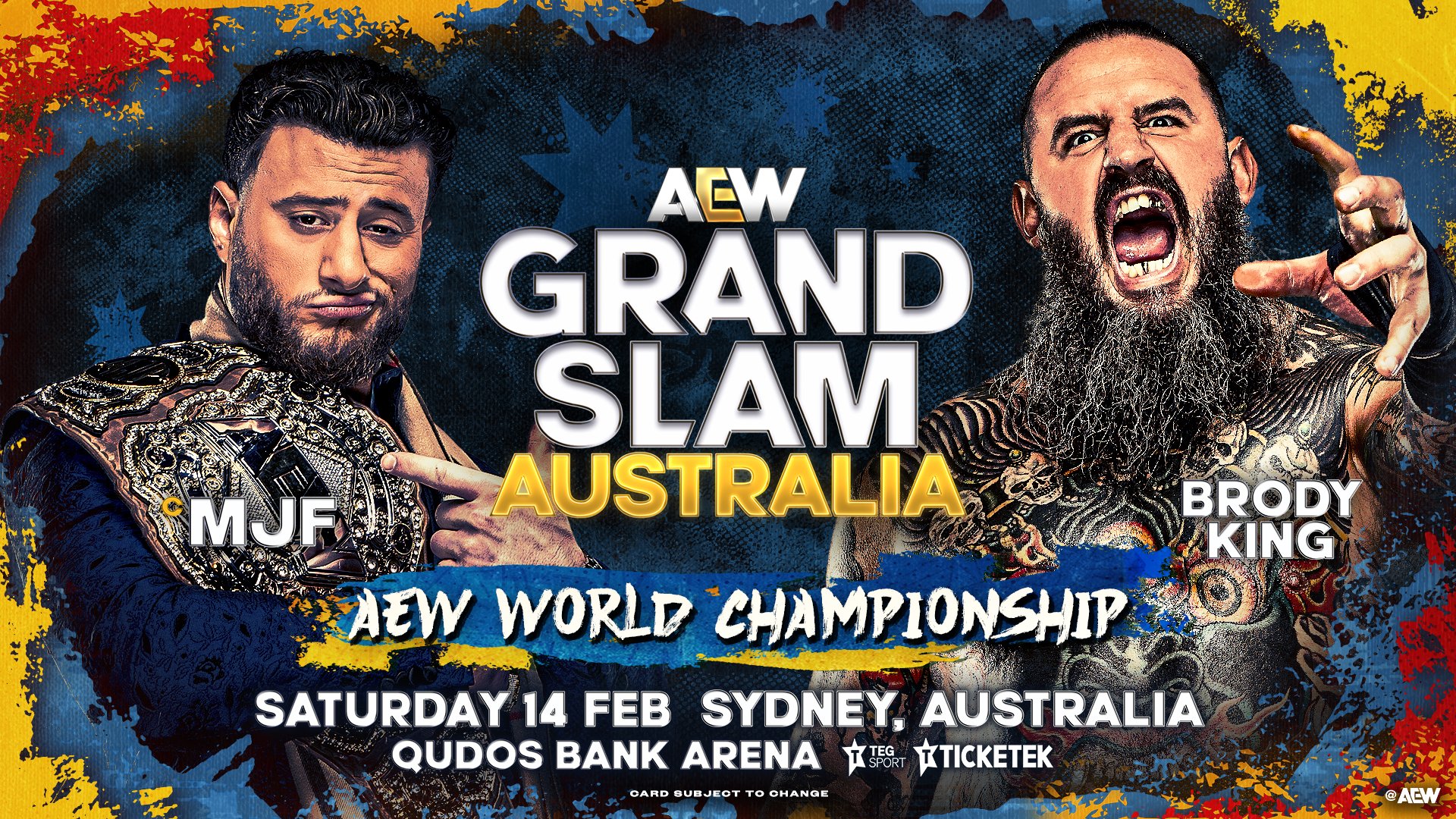 AEW Grand Slam Australia preview, full card: February 14, 2026