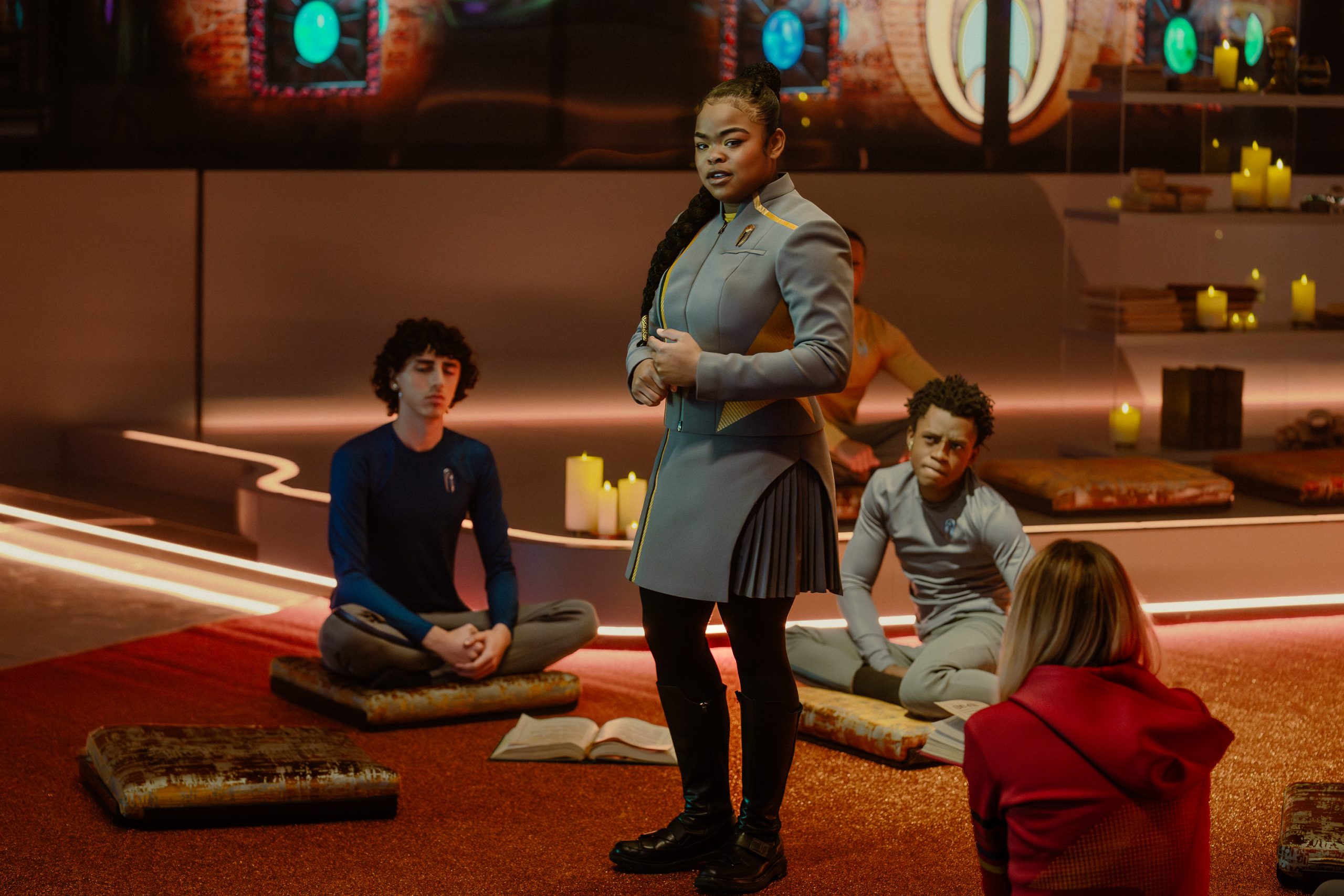 Kerrice Brooks as SAM in season 1, episode 5, of Star Trek: Starfleet Academy