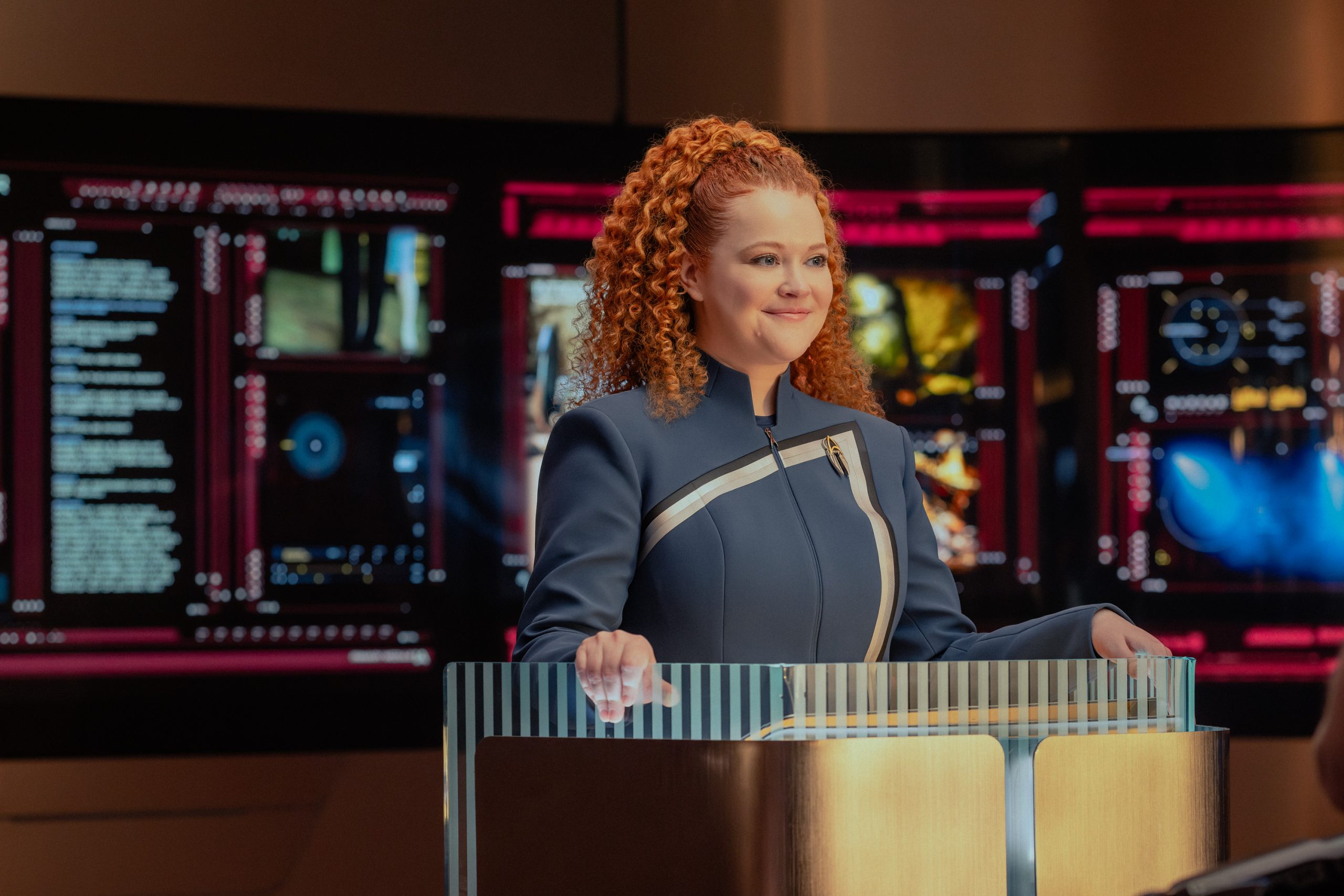 Mary Wiseman as Tilly in season 1, episode 8, of Star Trek: Starfleet Academy
