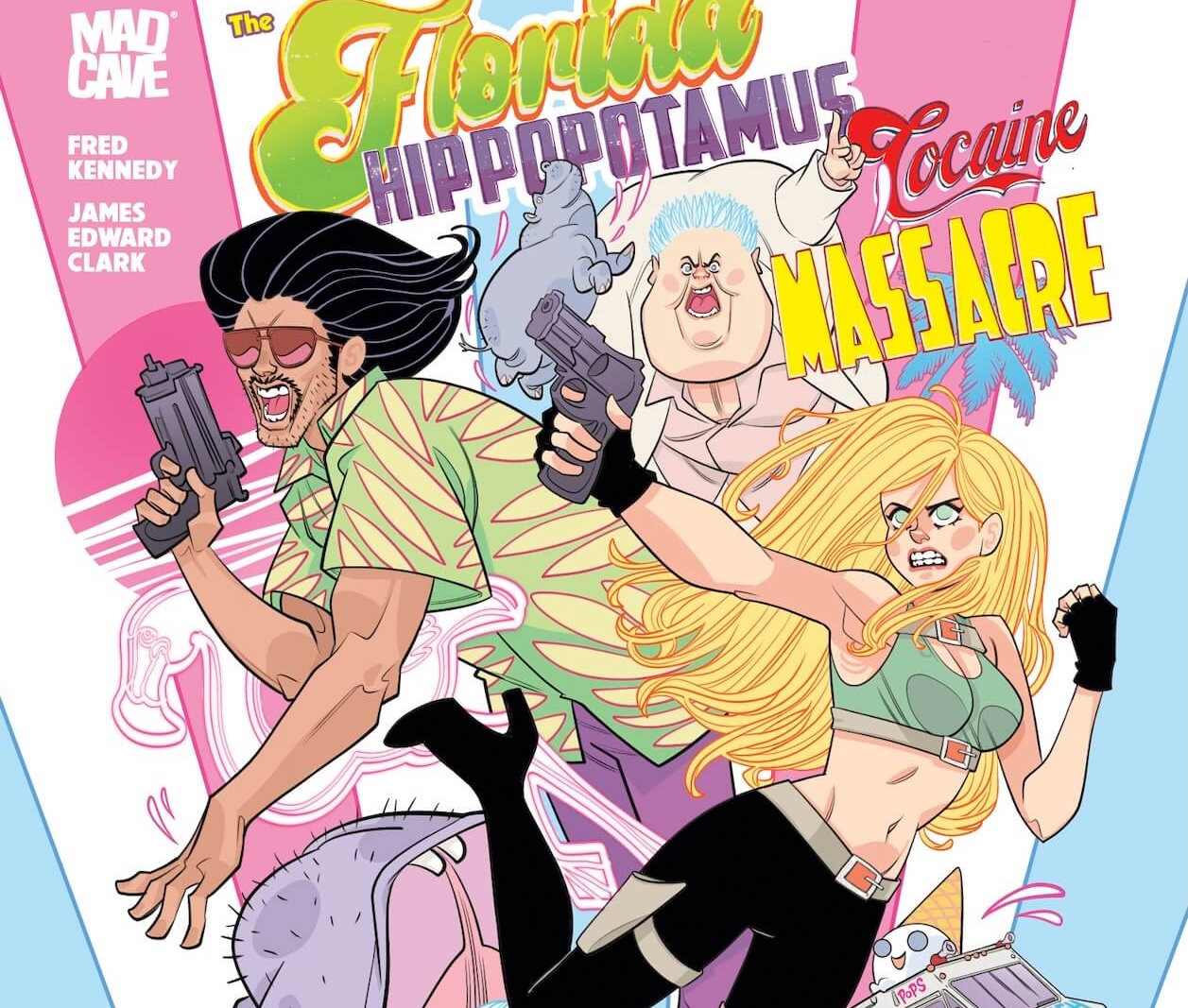'The Florida Hippopotamus Cocaine Massacre' #1 sells out and gets new second printing cover