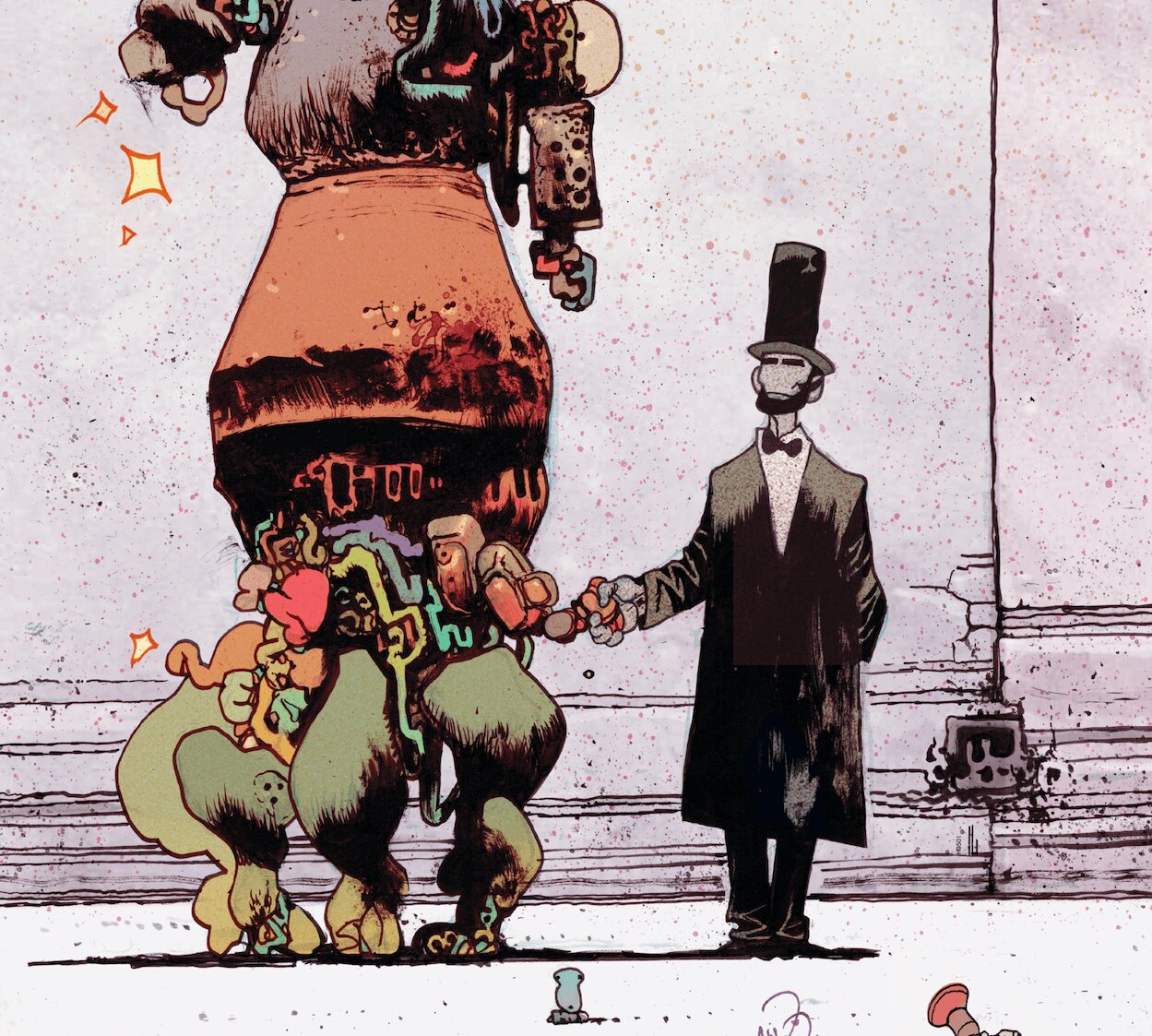 New Image sci-fi series 'If Destruction Be Our Lot' features robo Abraham Lincoln finding purpose