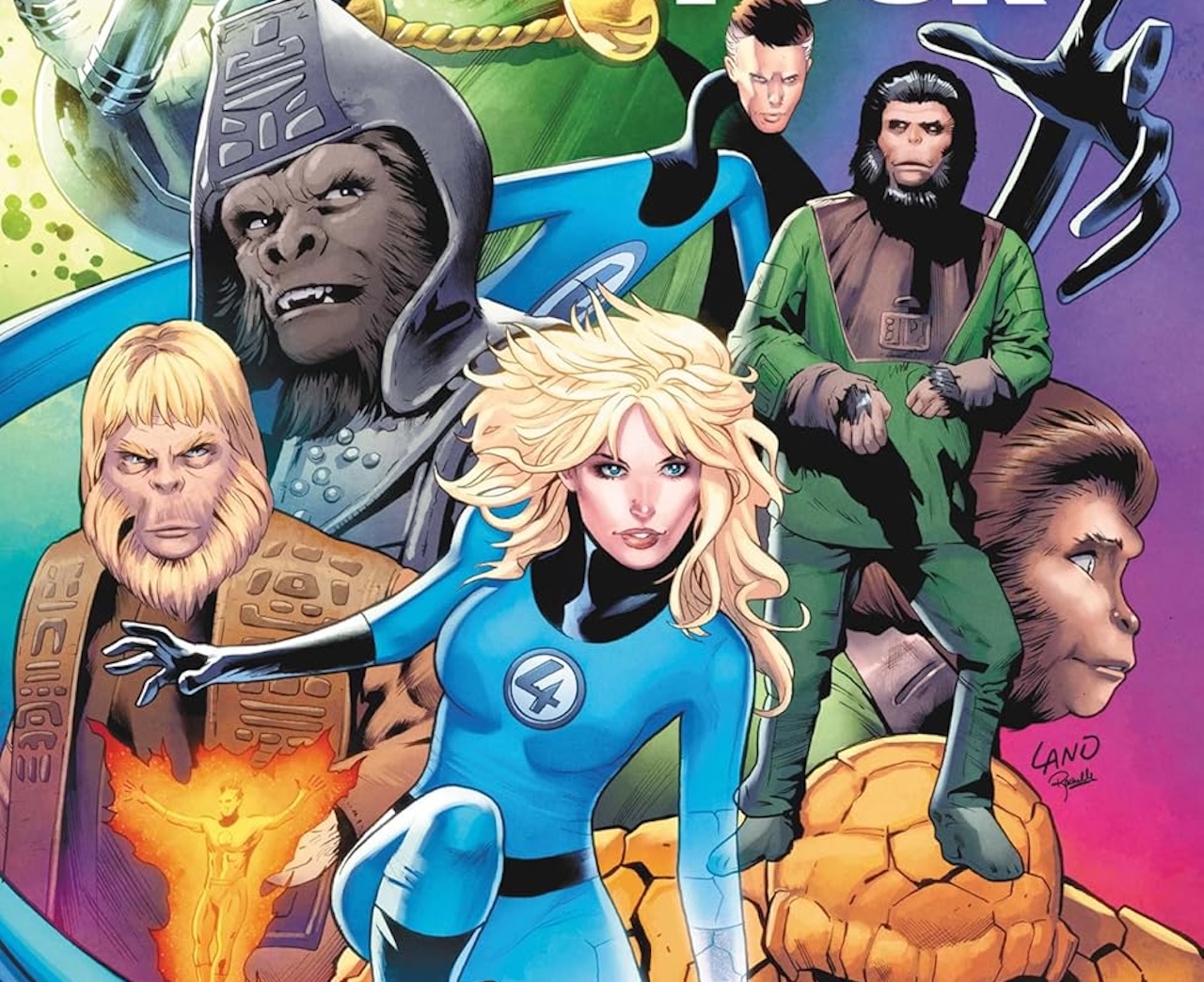 'Planet of the Apes vs. Fantastic Four' #1 takes its time to reach its clever hook