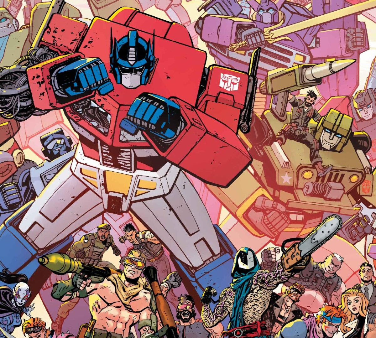 Skybound reveals massive 82-character Energon Universe connecting covers for third anniversary