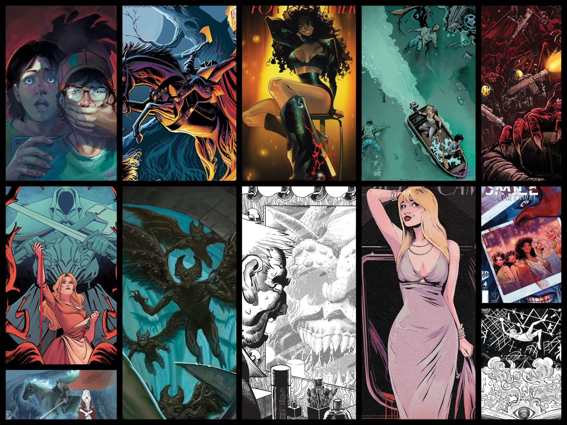 IDW Preview: Covers for entire IDW Dark line out June 2026