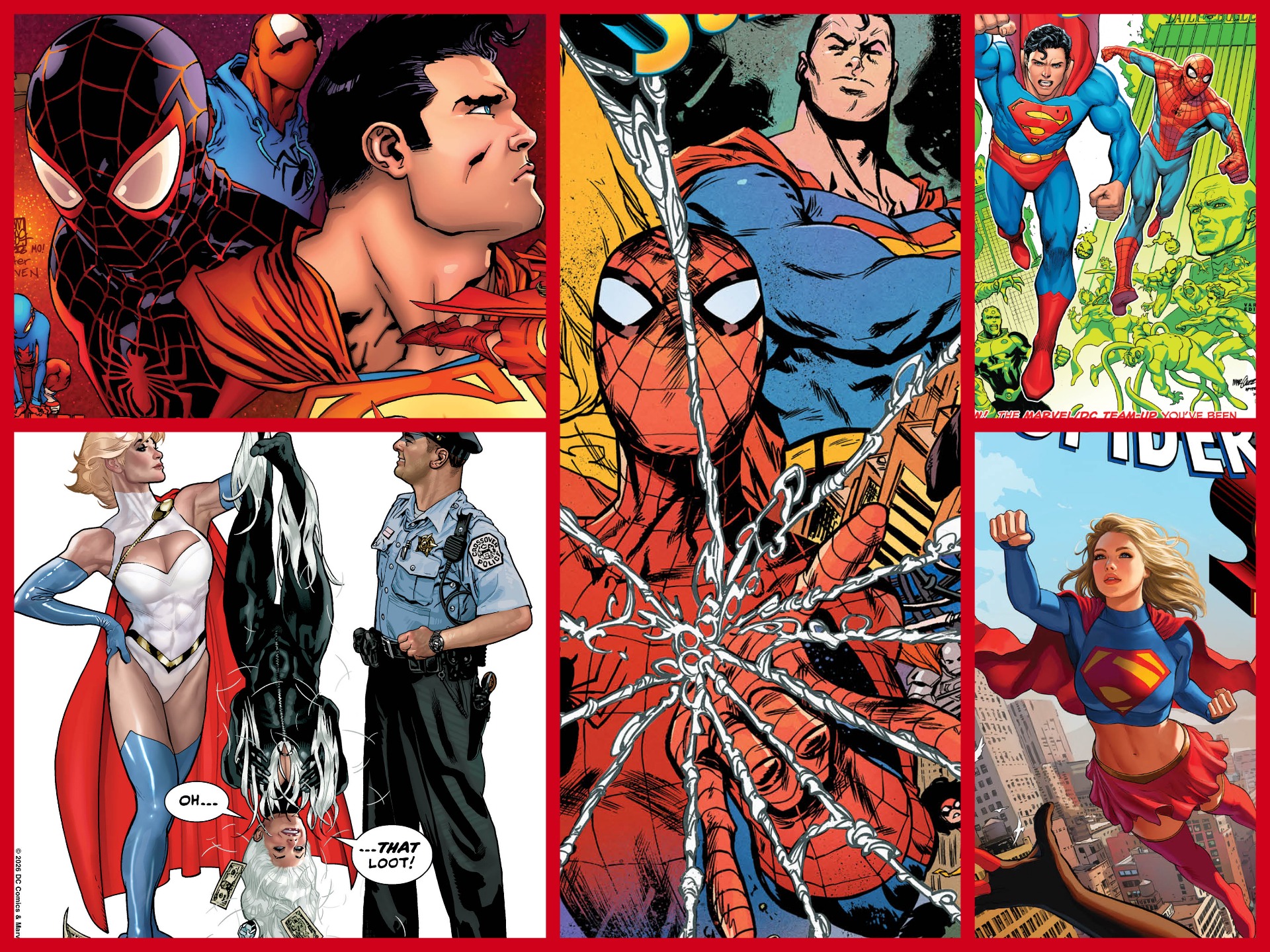 Marvel reveals new 'Spider-Man/Superman' #1 covers and interior art too