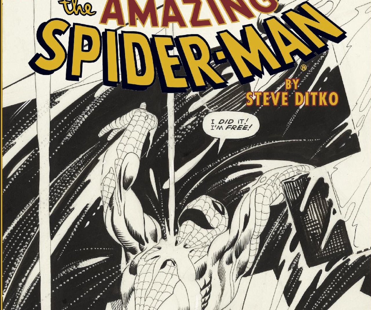 Skybound releaes preview of Steve Ditko’s Spider-Man Artist's Edition