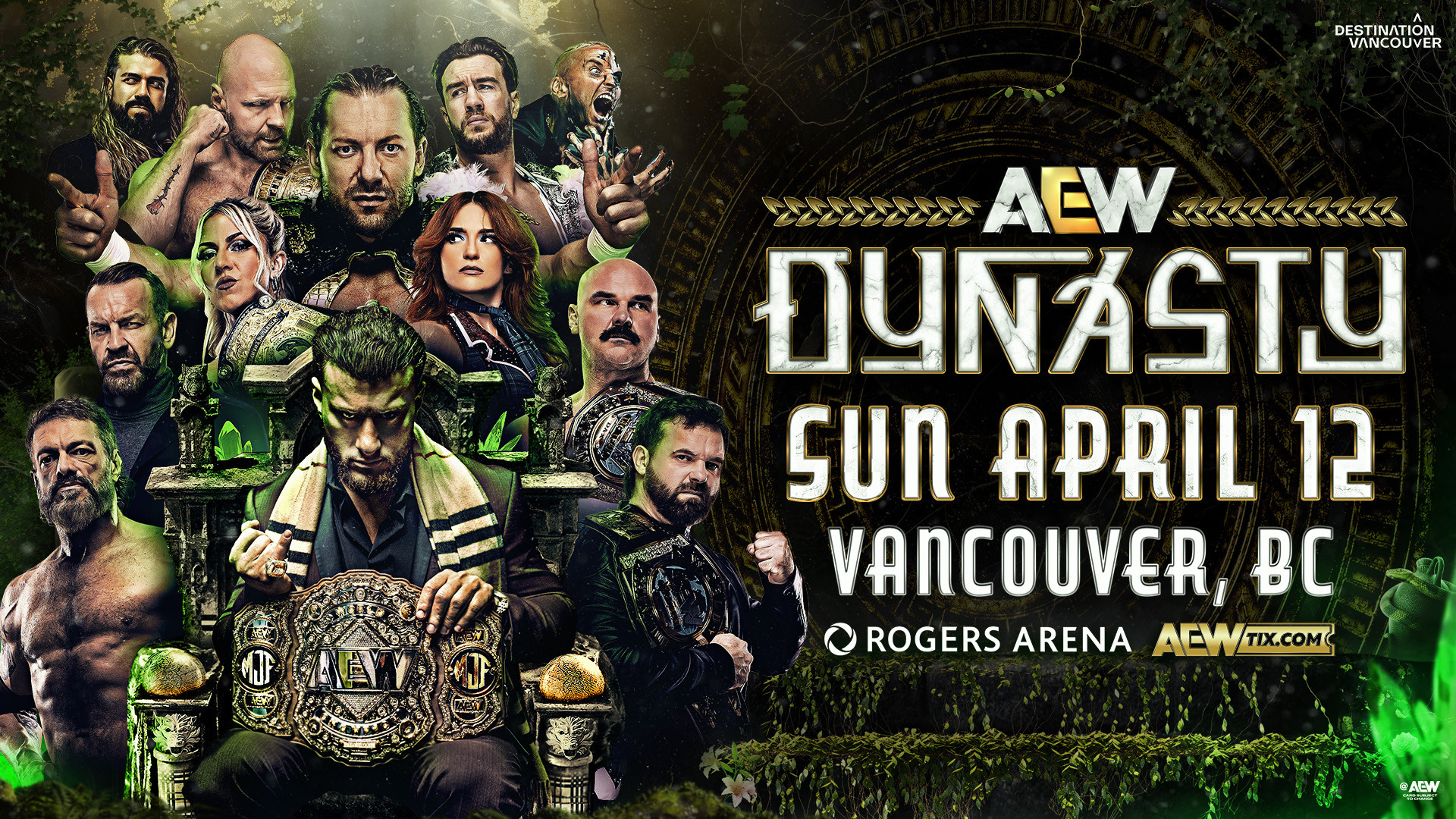 AEW Dynasty 2026 card, start time, how to watch