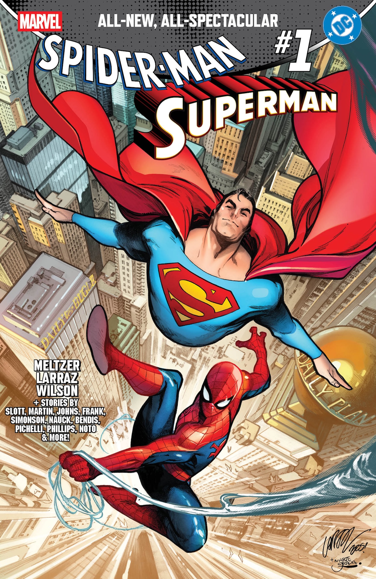 Marvel releases previews for 'Spider-Man/Superman' #1 backup tales