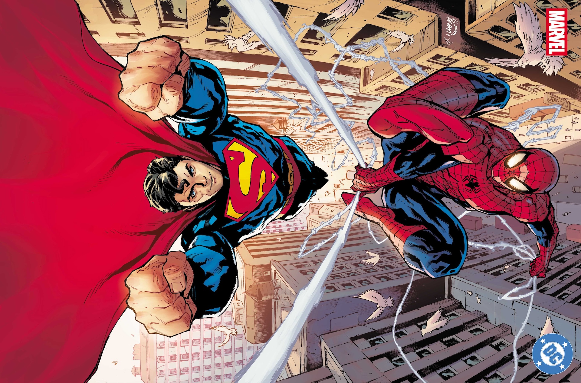 'Spider-Man/Superman' #1 sells out and returns with new covers and a second printing