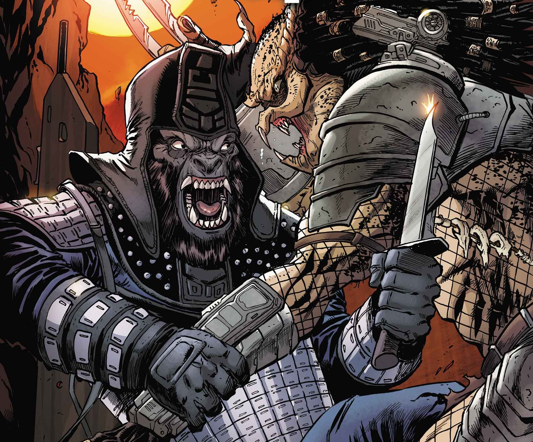 Predator crashes the Planet of the Apes in Marvel’s wild new crossover you didn’t see coming
