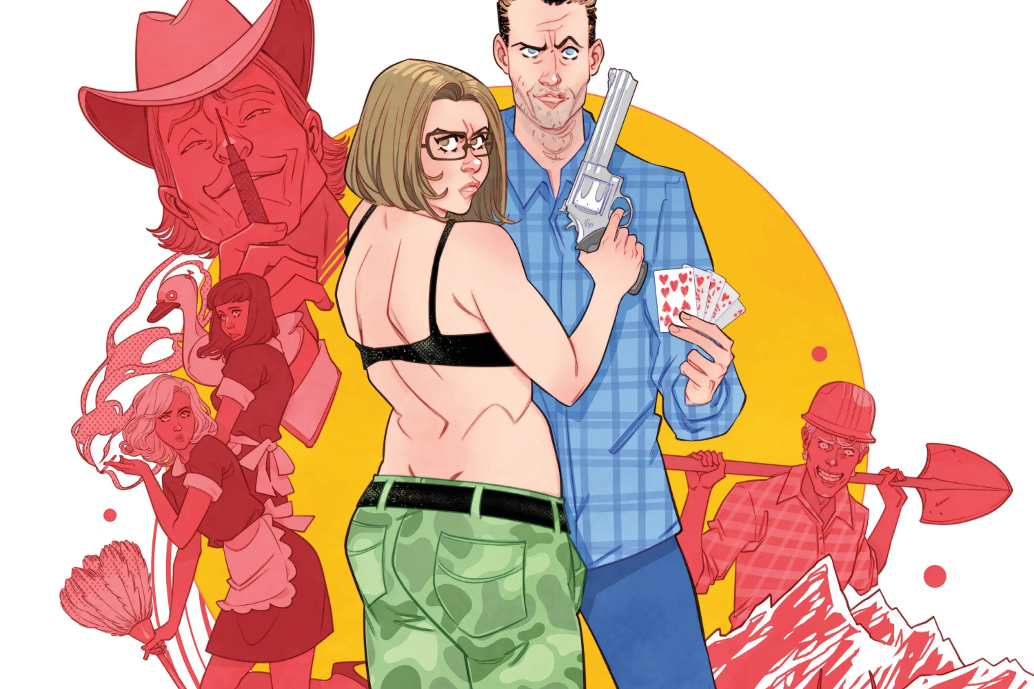 ‘American Caper’ team talks satire, violence, and why everyone in Verona, Wyoming is a mess