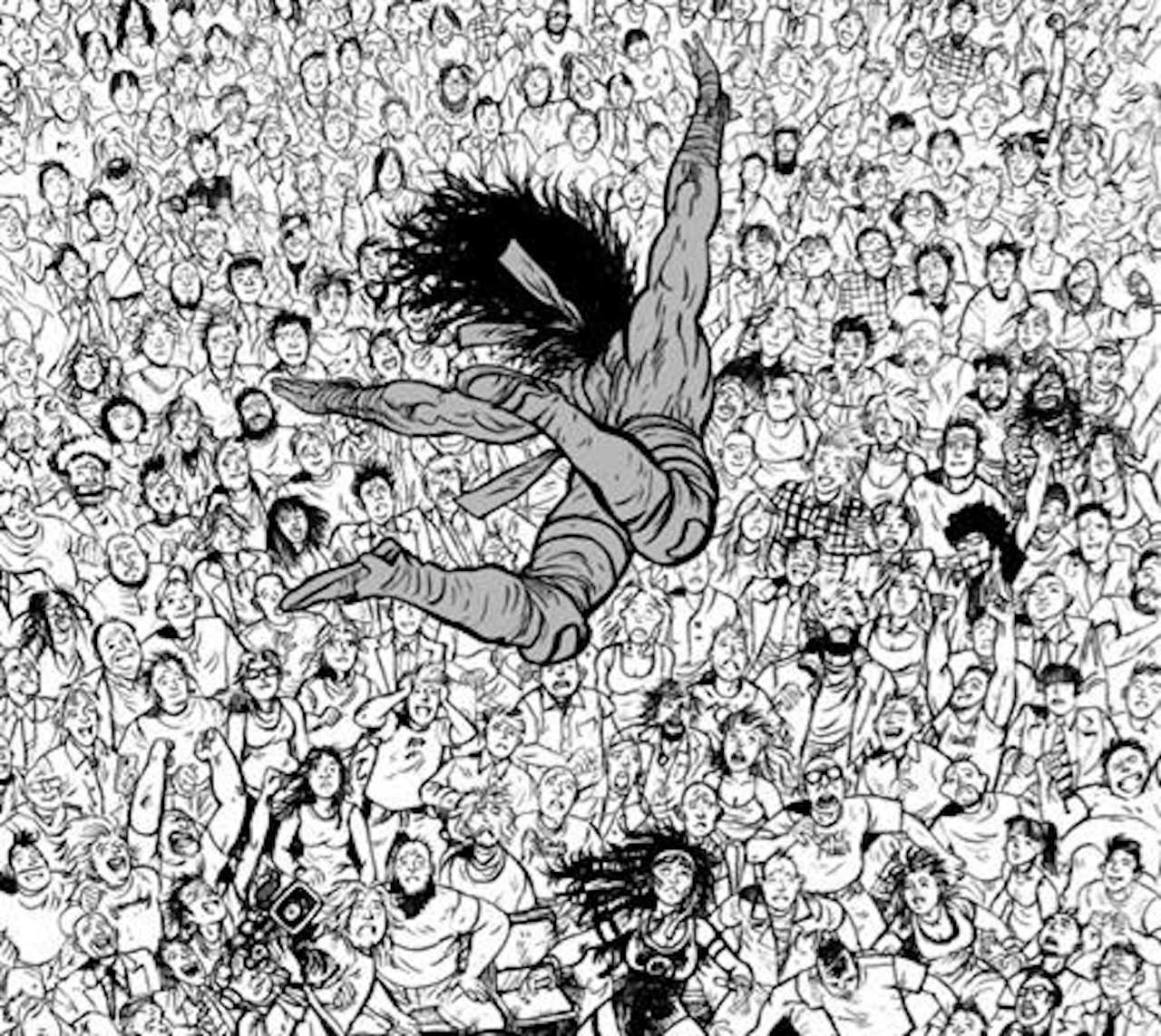 'Do A Powerbomb' returns to comic shops with 'Black and White' #1