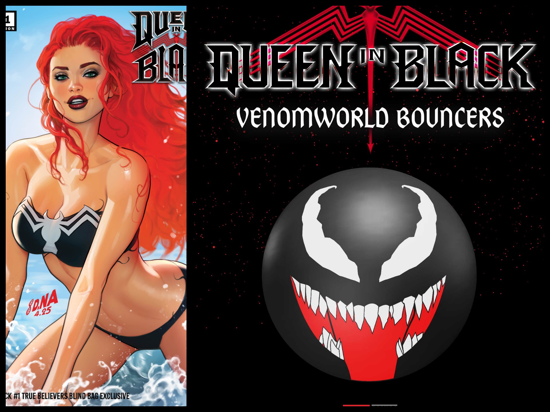 Marvel’s 'Queen in Black' gets new blind bag covers and bizarre Venomworld Bouncers