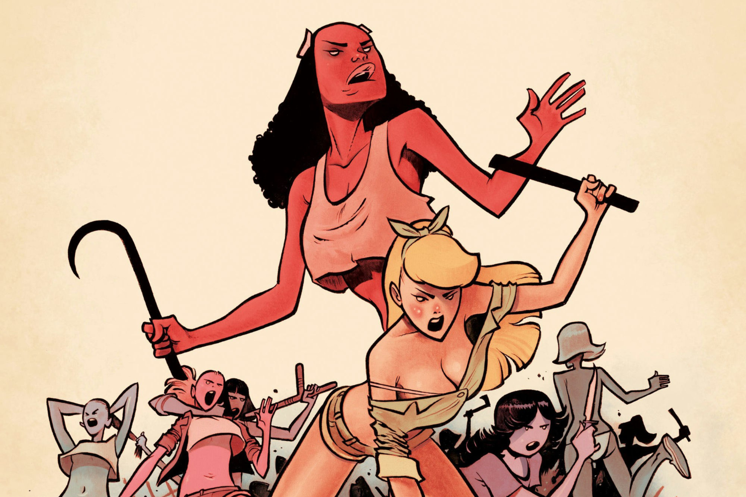 'Tigress Island' #2 brings us deeper to its exploitation jungle with bigger jokes, bolder brutality