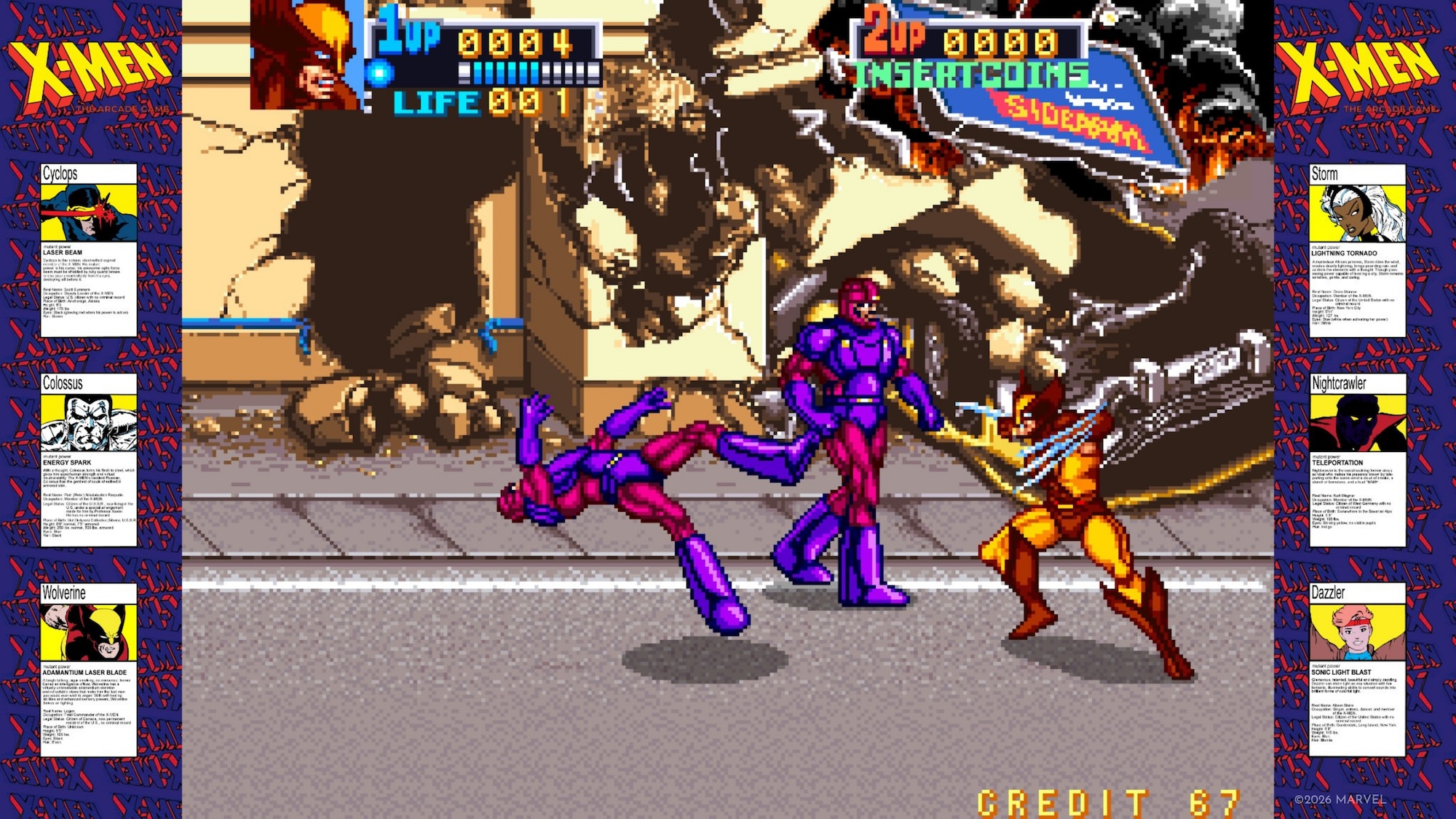 Marvel MaXimum Collection - X-Men: The Arcade Game screenshot