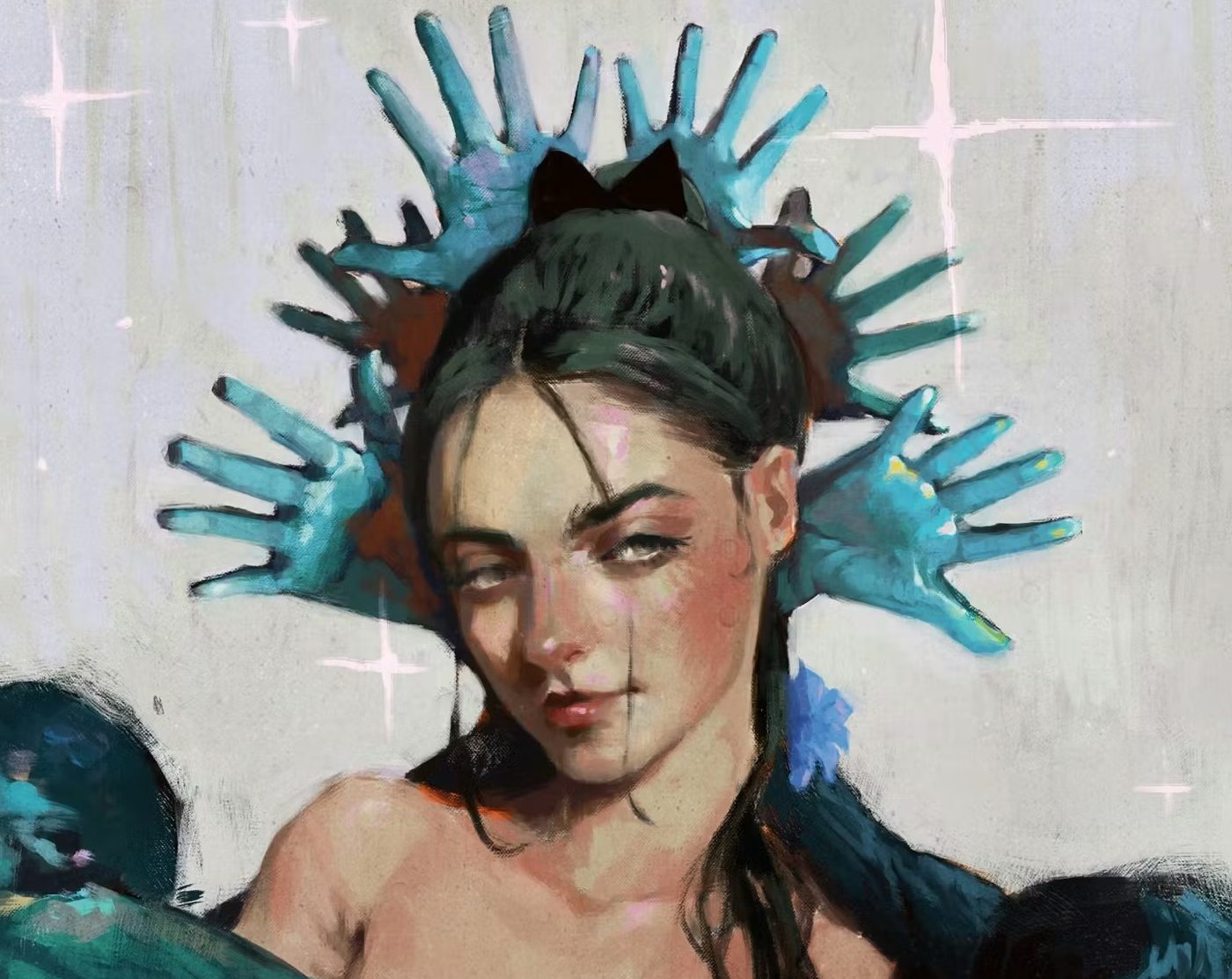 Cropped Cover of Clara & the Devil by Olivia Blake and Little Chmura