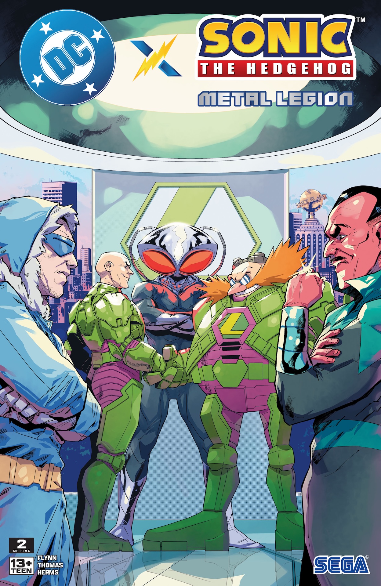 DC Preview: DC x Sonic the Hedgehog: The Metal Legion #2