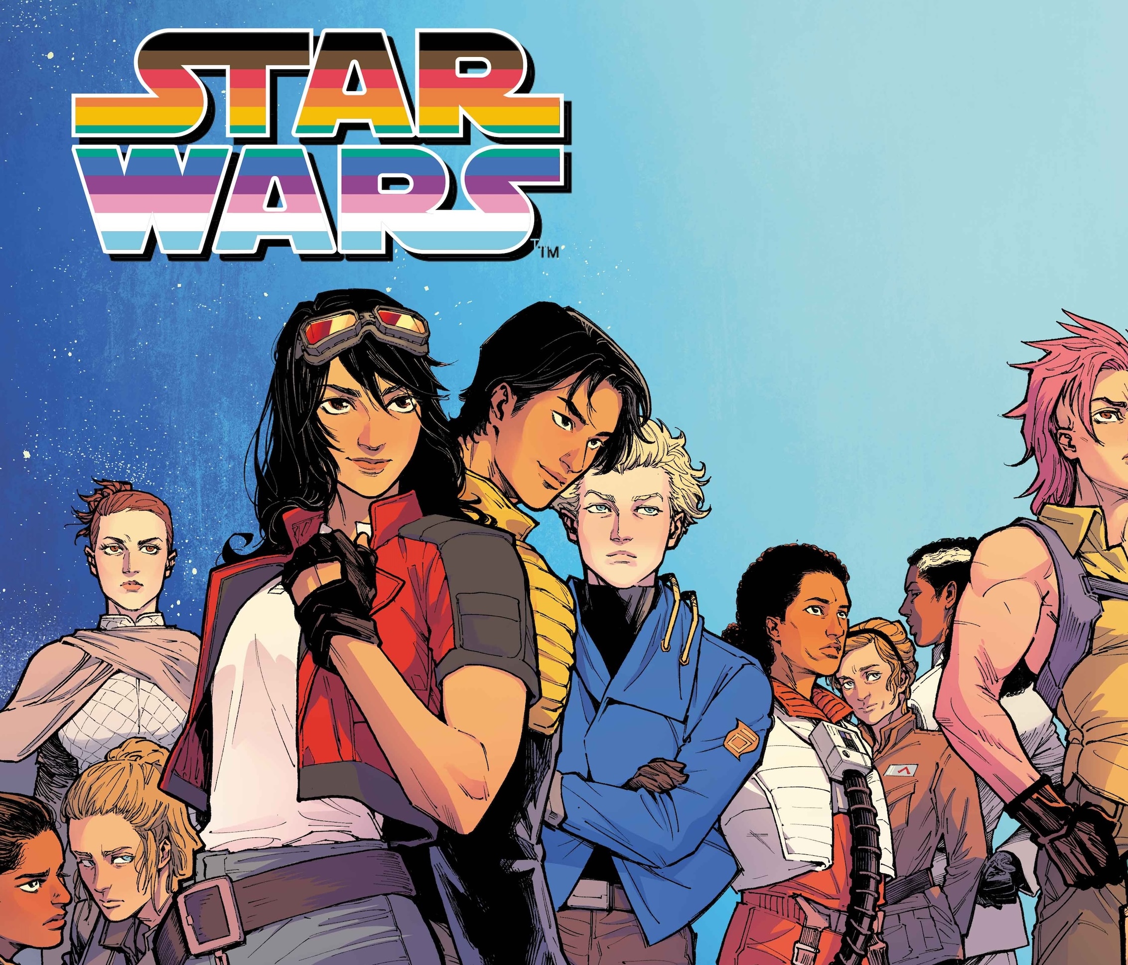 Marvel’s new Star Wars Pride covers bring 18 characters together in one epic image