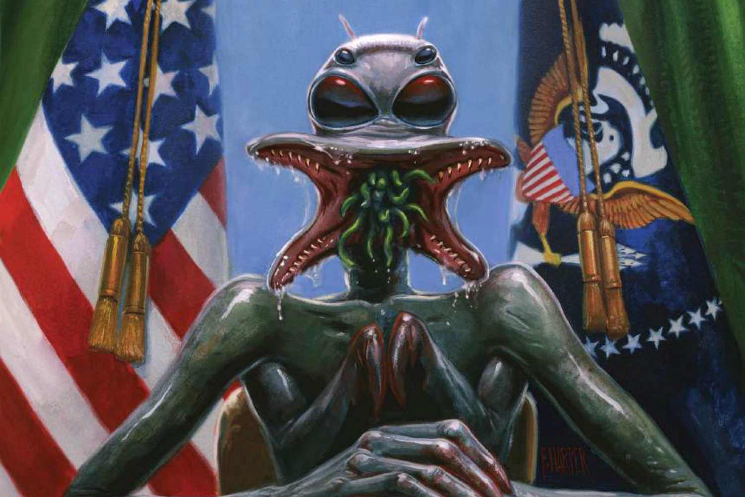 'Toxic Avenger Comics' #9 sends so much up the flag pole, earns our patriotic admiration