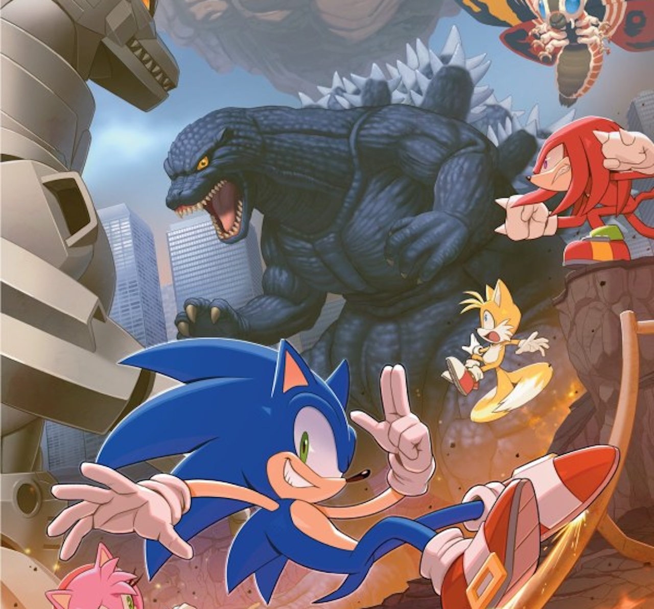 'Sonic the Hedgehog x Godzilla' #1 is a near perfect start