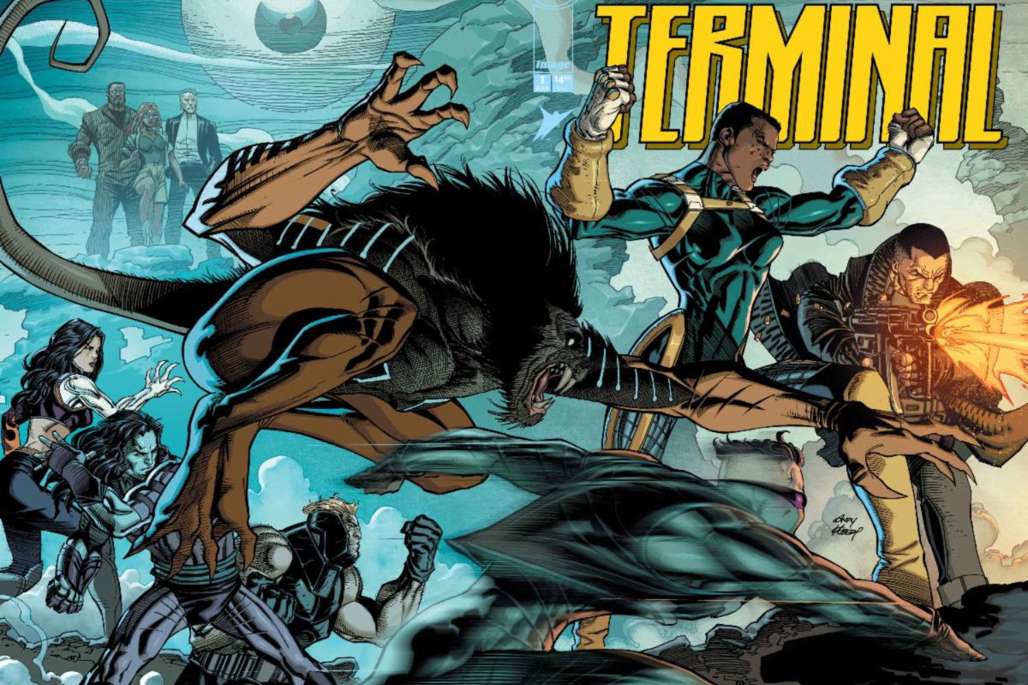 Inside ‘Terminal’: Robert Kirkman, Joe Casey, and Andy Kubert build a brutal new superhero epic