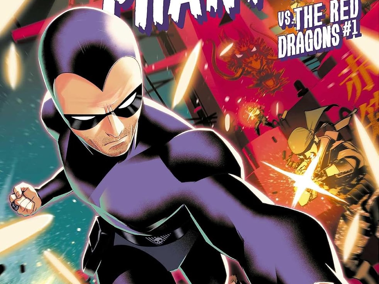 'The Phantom vs. The Red Dragons' #1 is incredibly striking