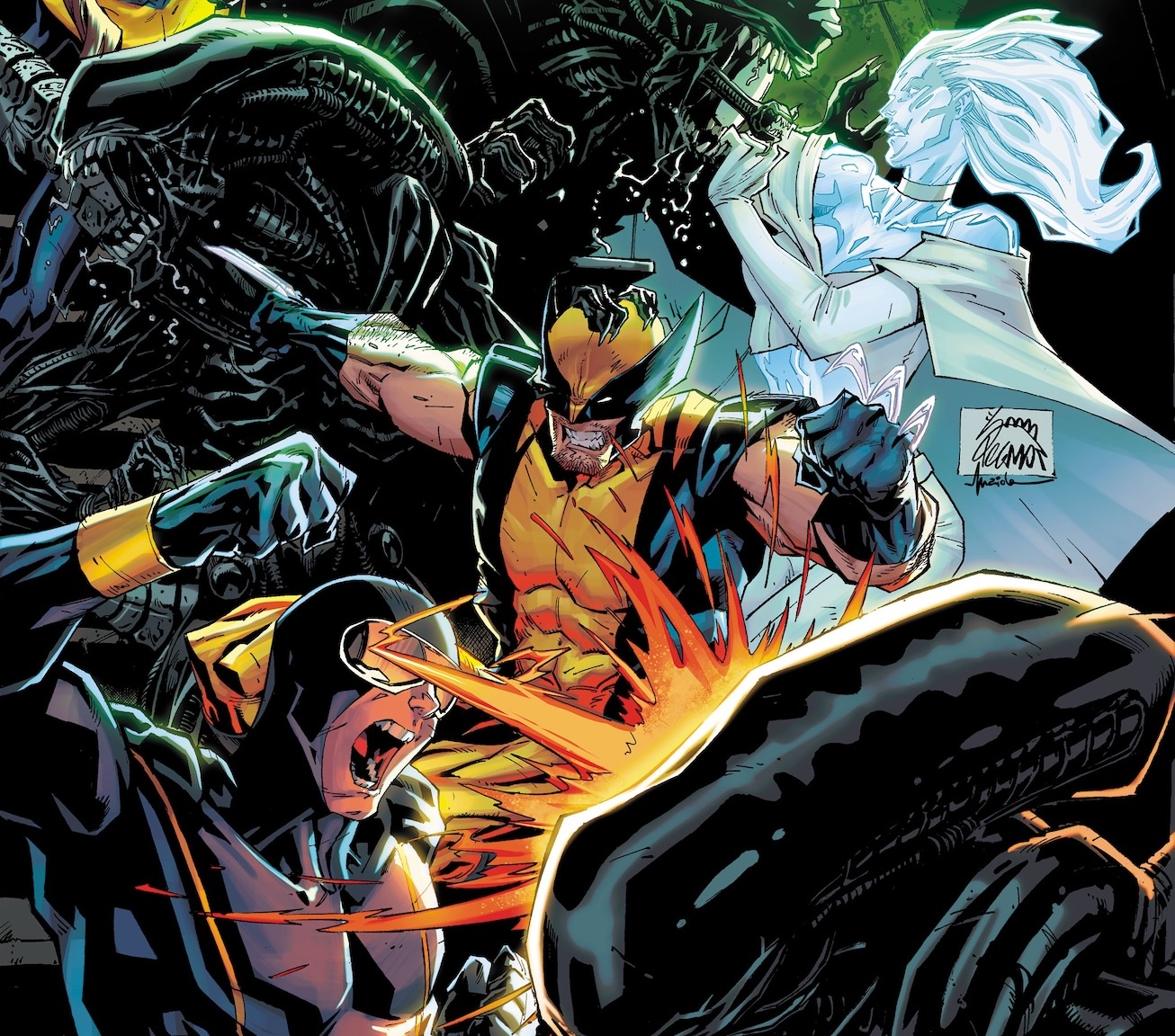 Marvel's X-Men battle Xenomorphs in new 'Alien vs. X-Men' crossover