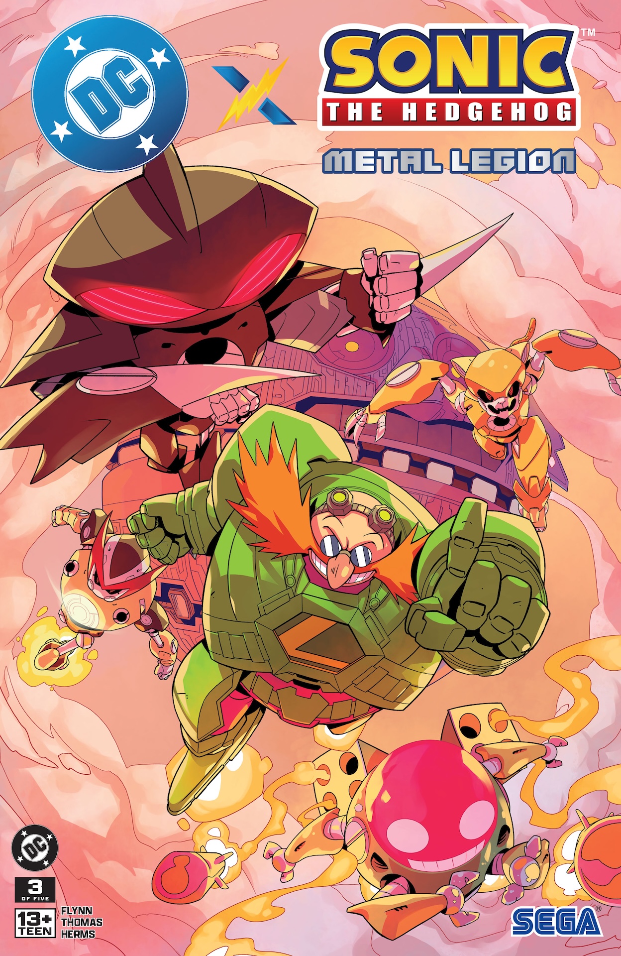 DC Preview: DC x Sonic the Hedgehog: The Metal Legion #3