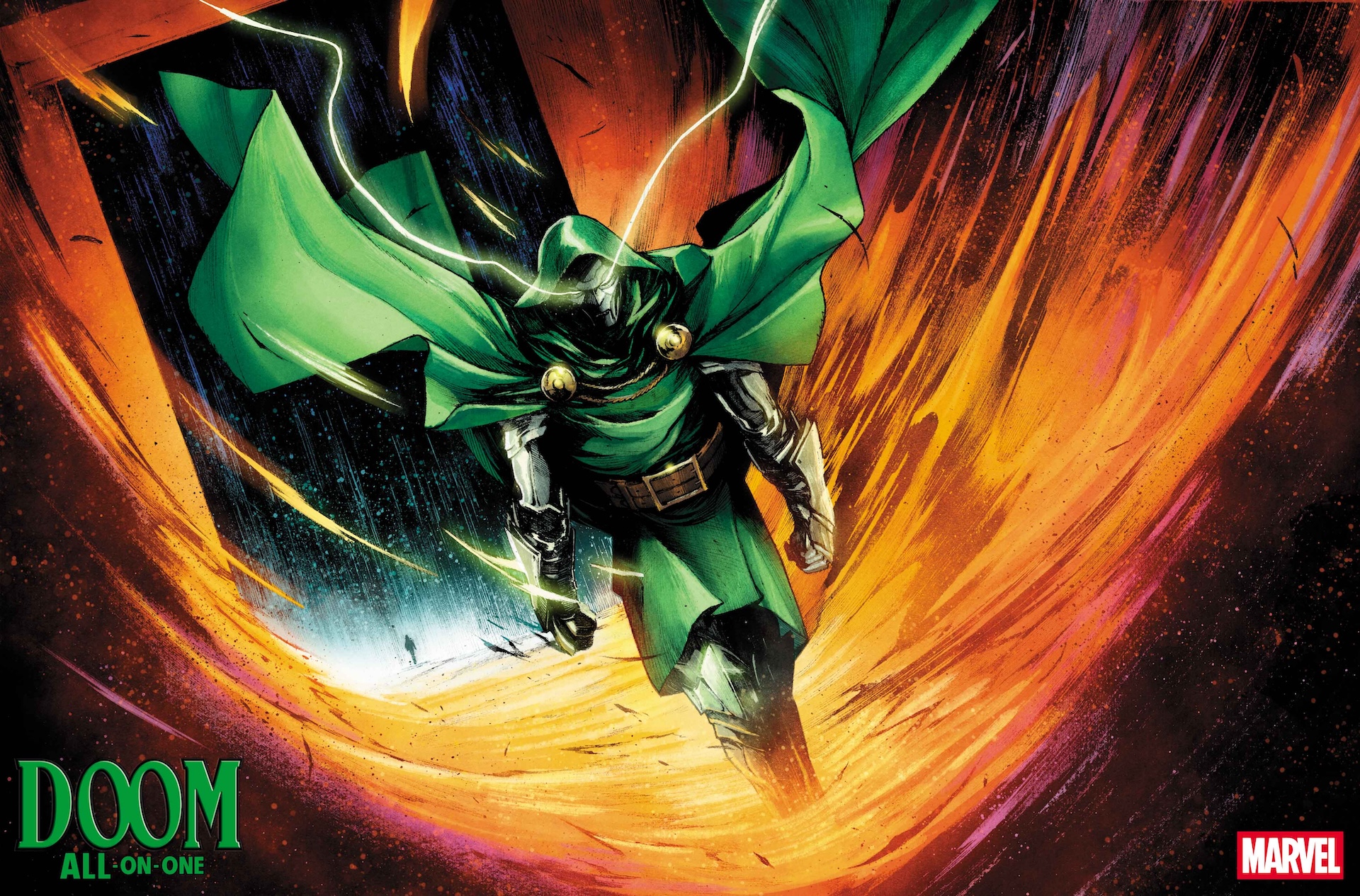 Doctor Doom wages war on Hell in Marvel's 50-page splash-page epic