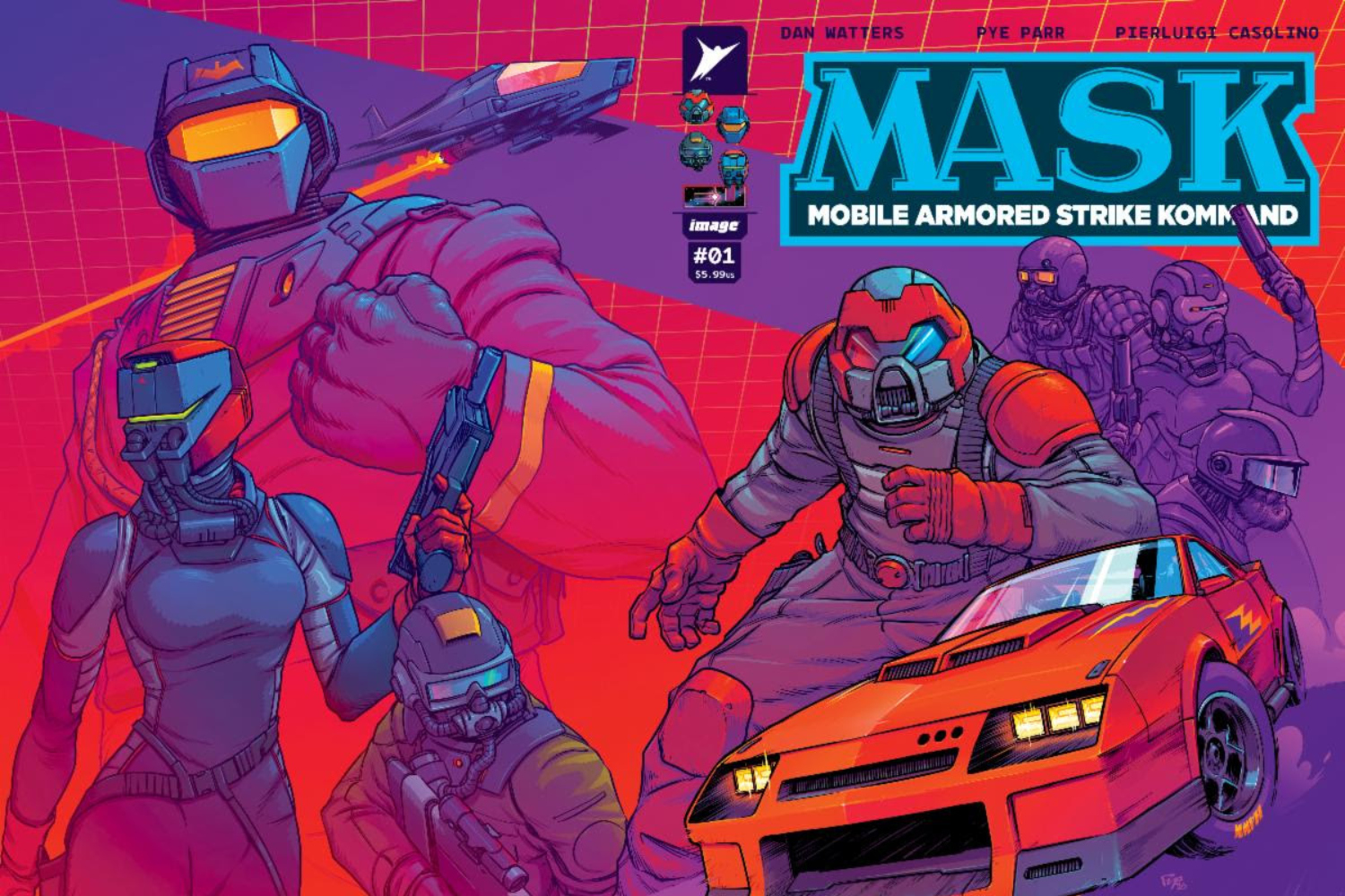 Fast cars and old woes: Dan Watters and Pye Parr on the updated 'M.A.S.K.' series