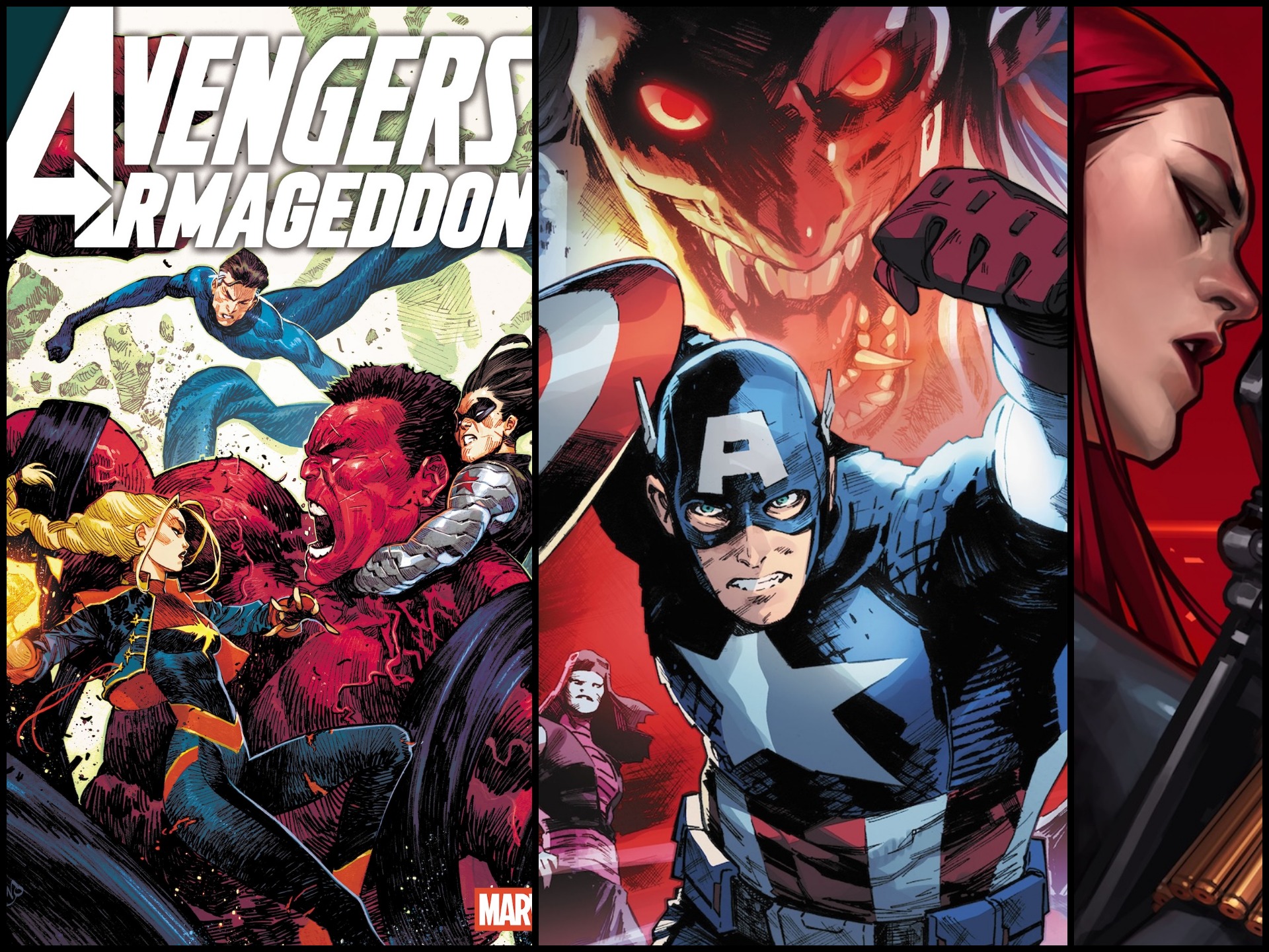 David Colton's growing power takes center stage in new look at 'Avengers: Armageddon' #4 and 'Cap'
