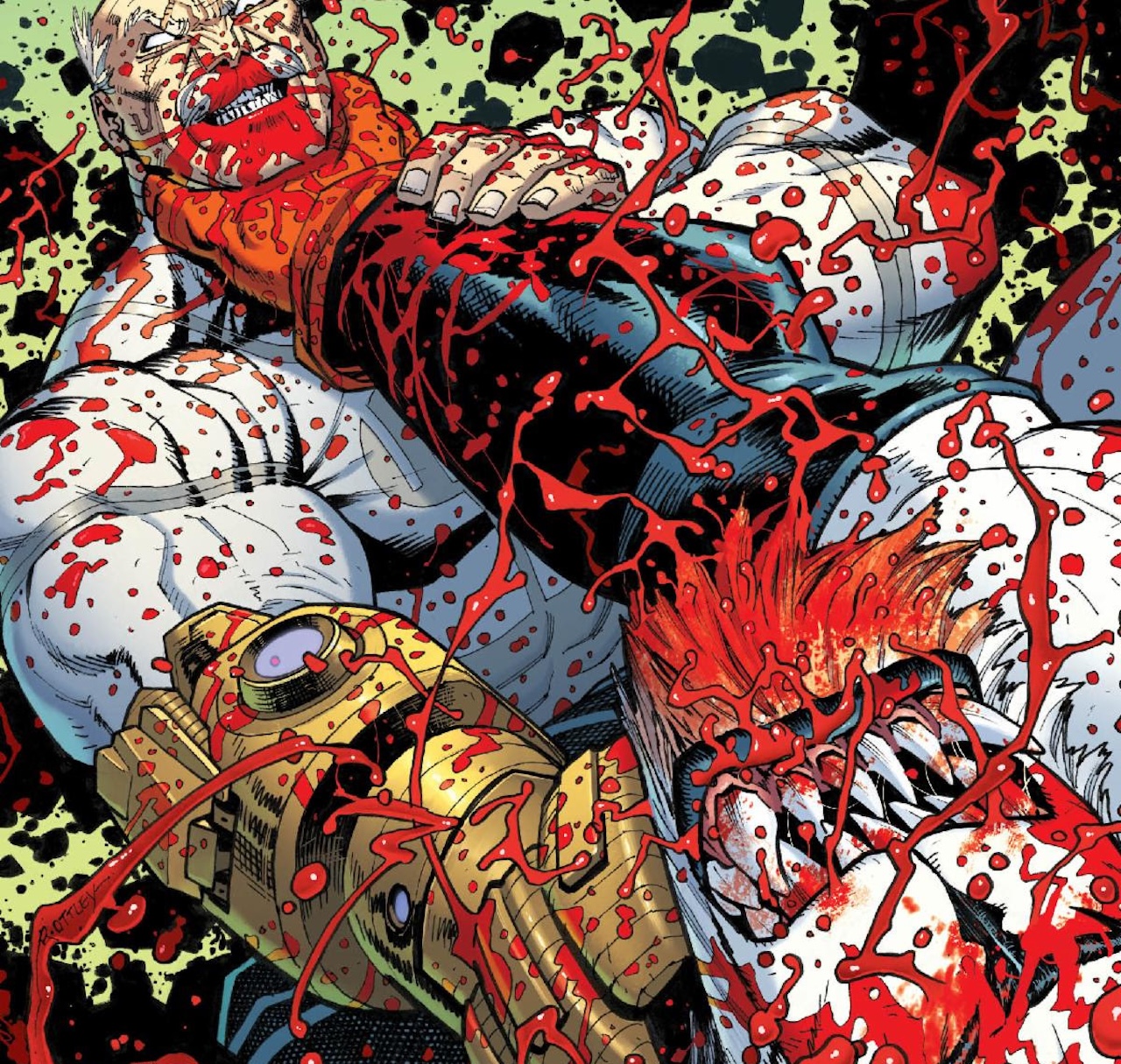 Battle Beast and Conquest's fight rages on in 'Invincible Universe: Battle Beast' #11 preview