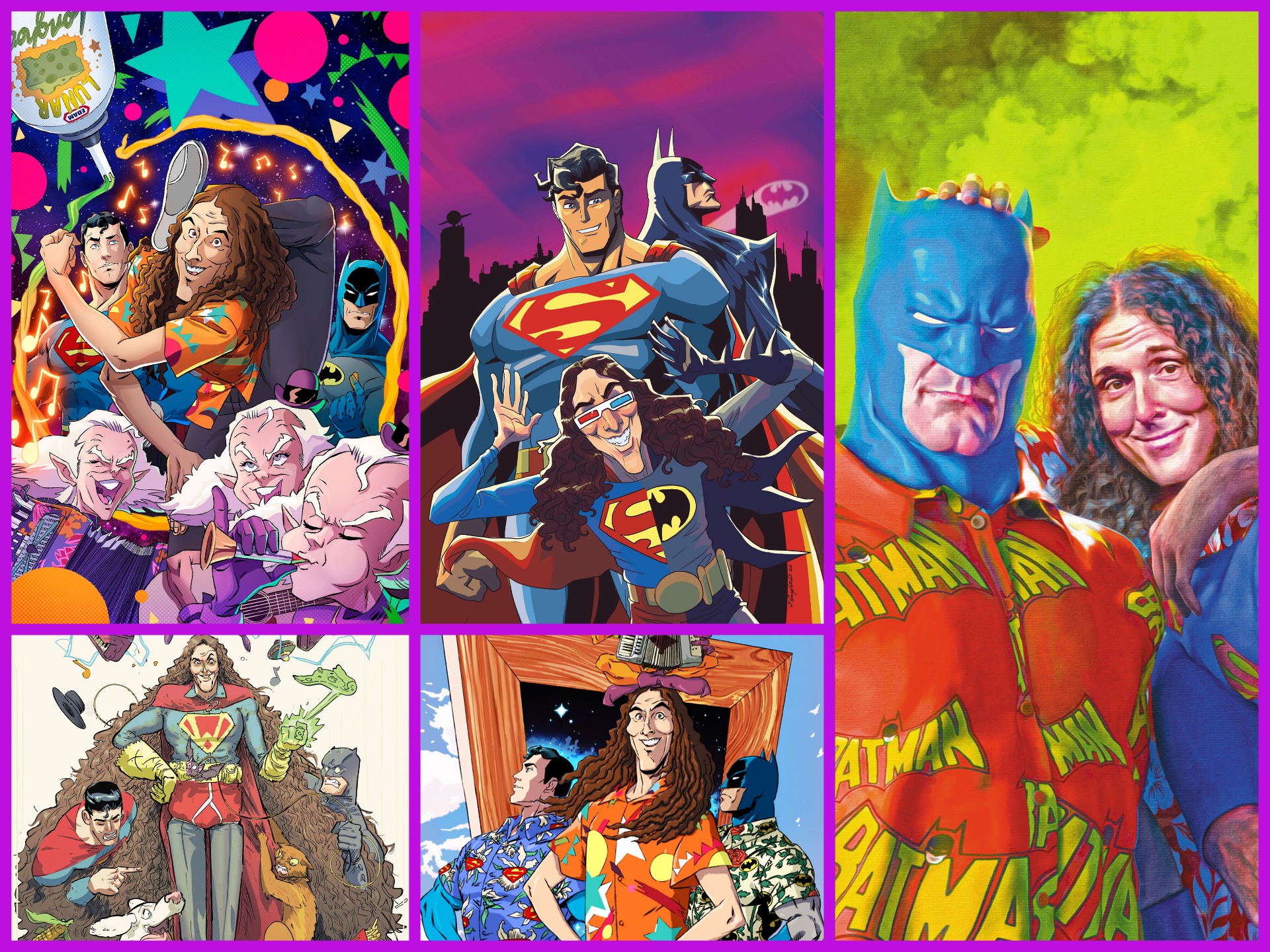 Batman, Superman, and "Weird Al" Yankovic unite for DC's strangest team-up yet