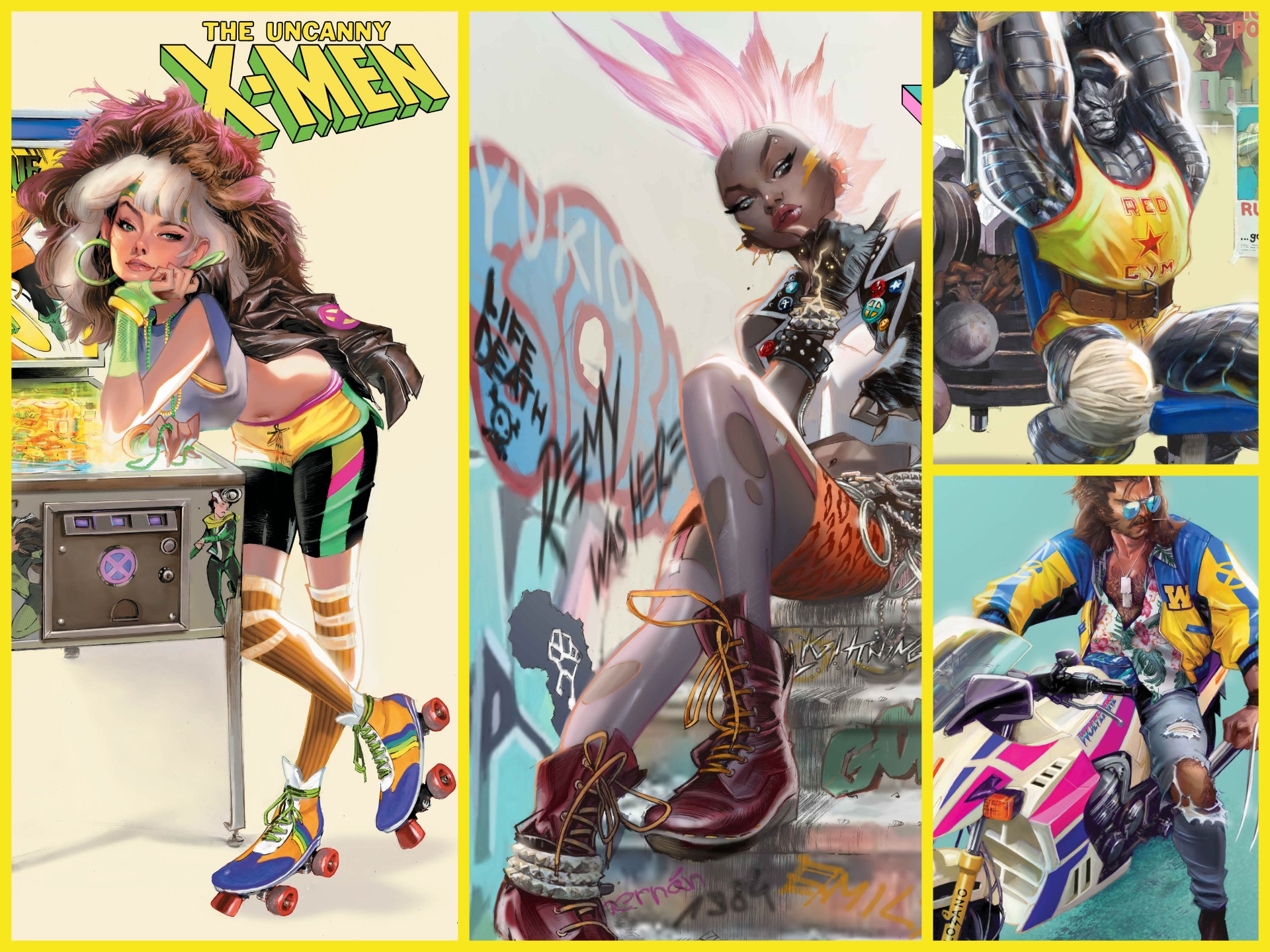 Marvel sends the X-Men back to the '80s with new Alexander Lozano variant covers