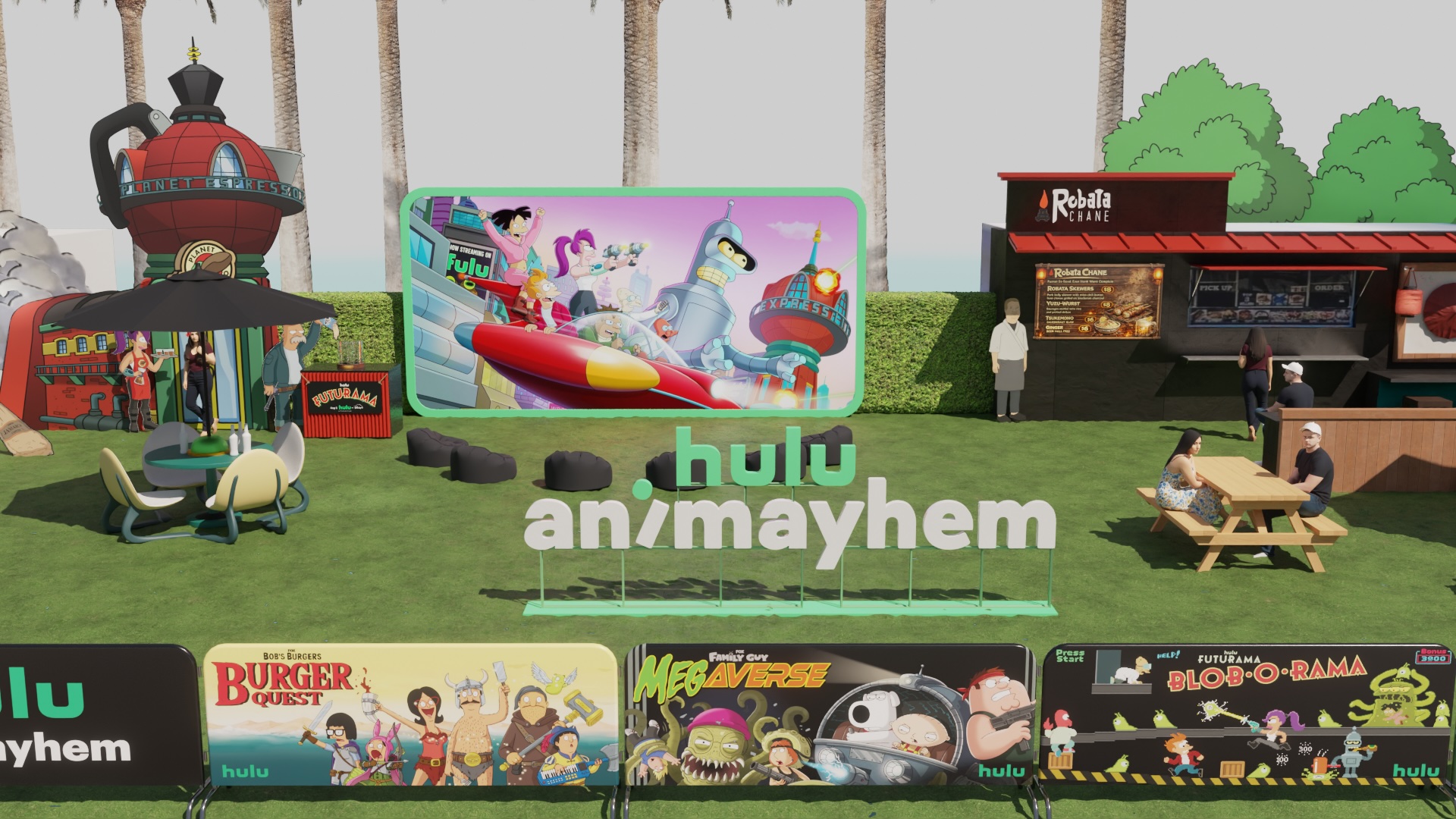 Disney Entertainment Television SDCC 2026 activation: Hulu Animayhem