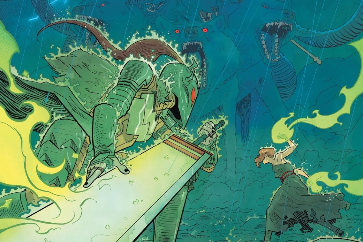Diana and Circe battle Scylla in Absolute Wonder Woman #22
