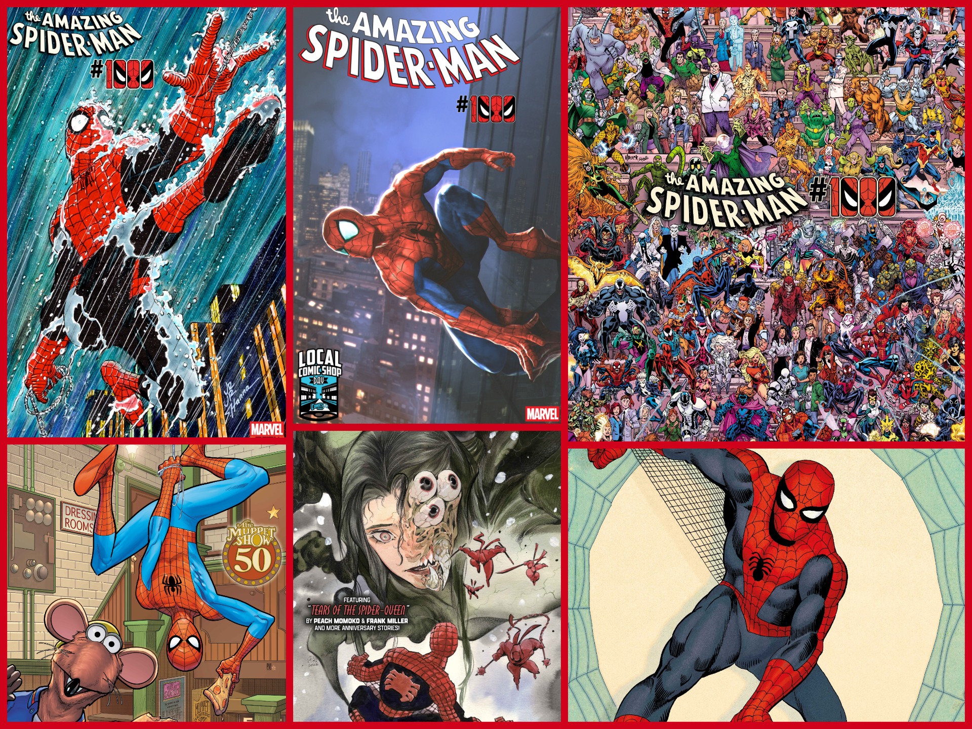 Marvel unveils final batch of 'Amazing Spider-Man' #1000 covers