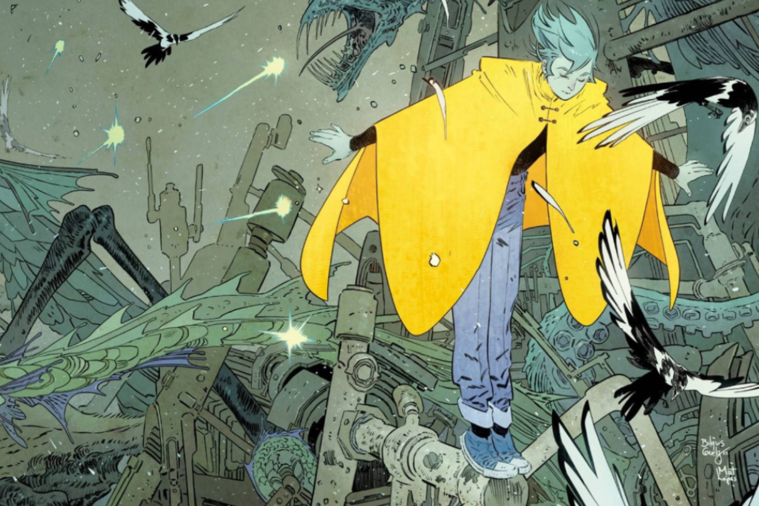 Simon Spurrier and Matías Bergara redefine comics with 'A Mischief of Magpies'