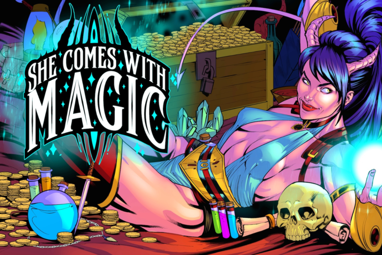 Phillip Sevy and Christie Porter on balancing fantasy, smut, and storytelling in 'She Comes With Magic'