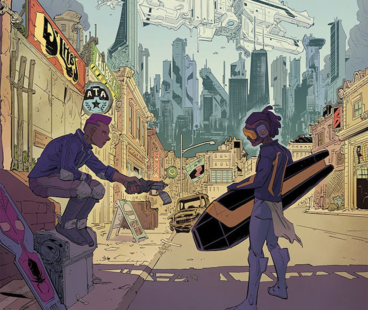 Lance Briggs, Kyle Higgins, and Danilo Beyruth announce sci-fi sports graphic novel 'The Trap'